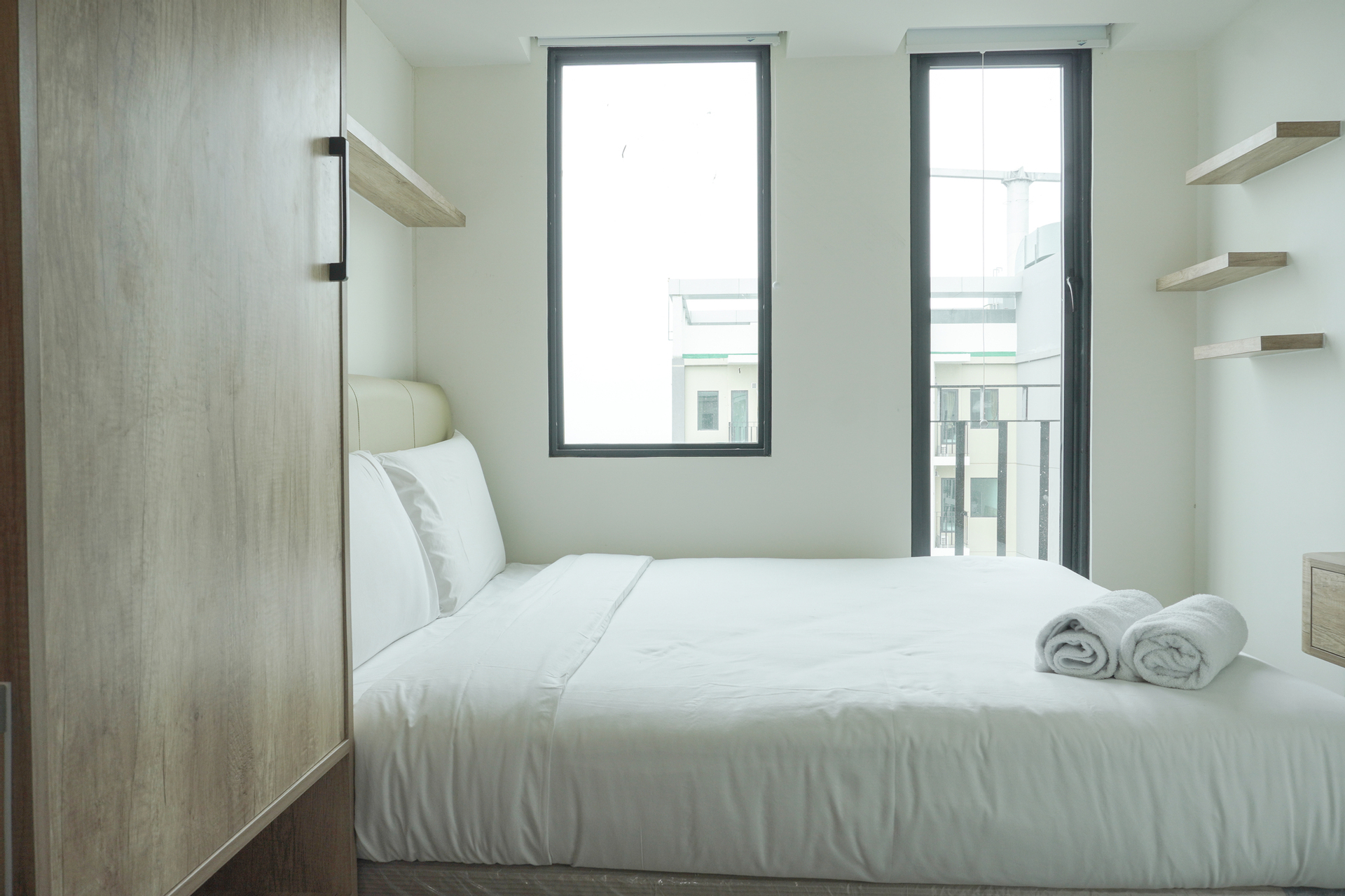 Bedroom 1, Stylish and Nice Studio at Osaka Riverview PIK 2 Apartment By Travelio, North Jakarta