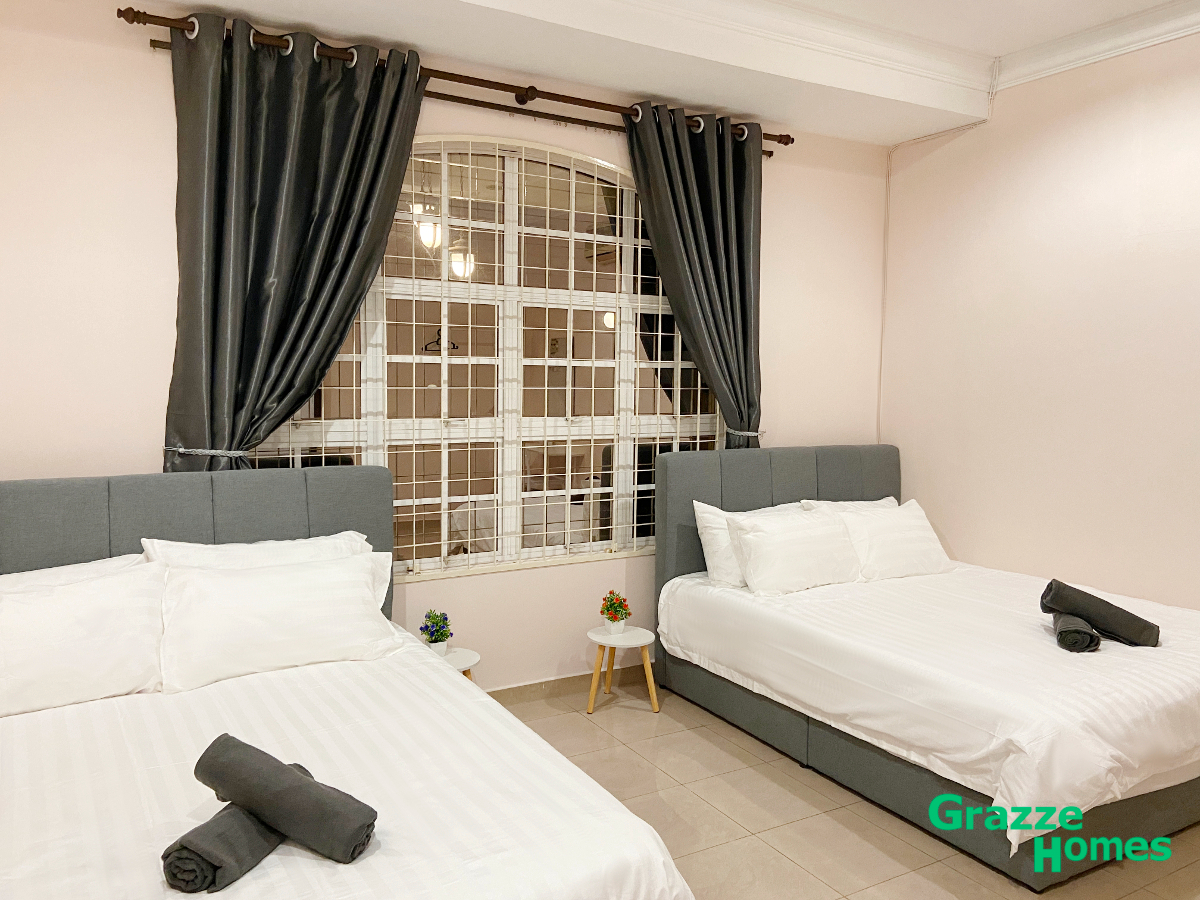 Bedroom 3, Ipoh Town Entire Bungalow 4R3B 1~9Pax @ Canning, Kinta