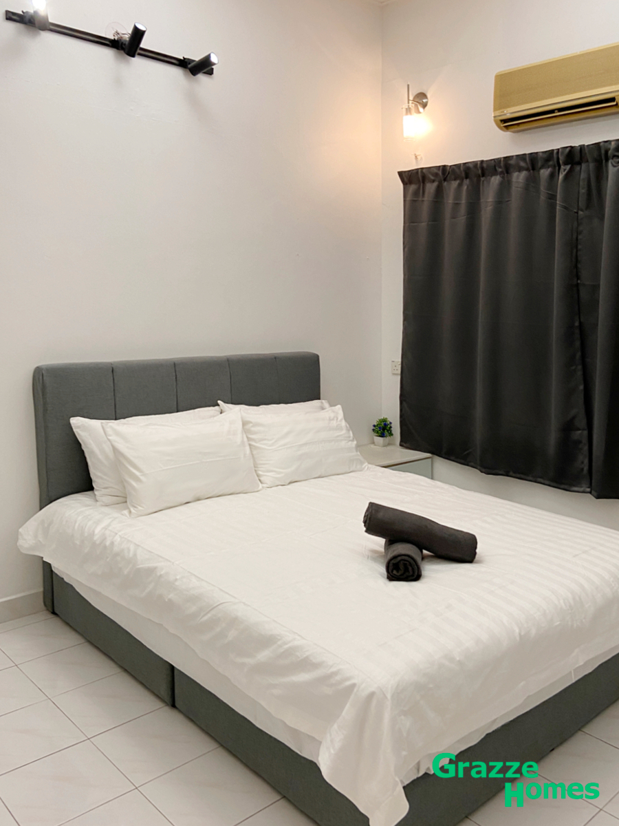 Bedroom 4, Ipoh Town Entire Bungalow 4R3B 1~9Pax @ Canning, Kinta