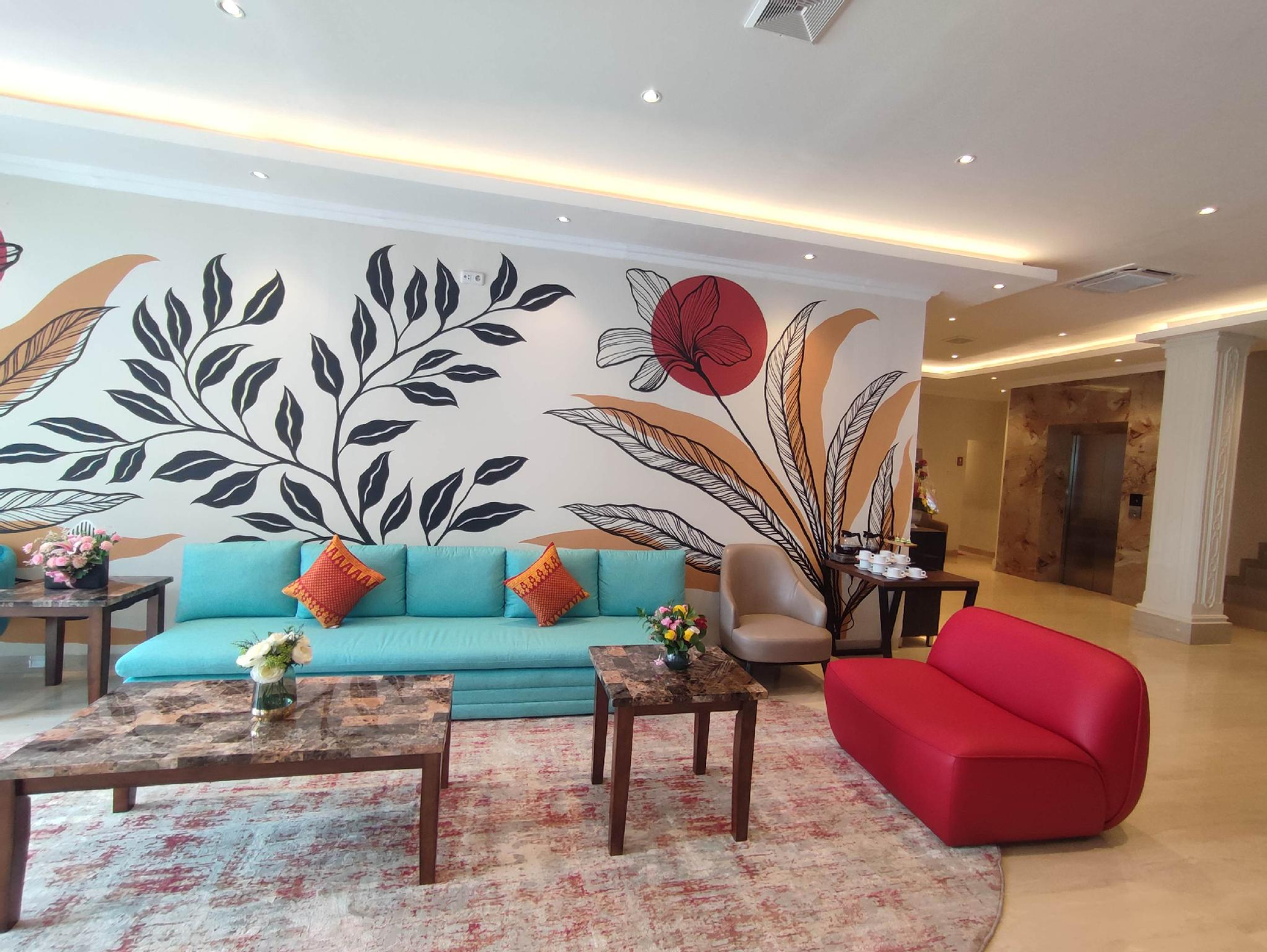 Public Area, Kesuma Front One Boutique Hotel Palembang, Palembang