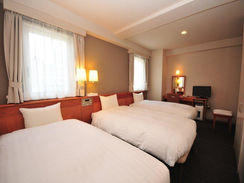Bedroom 2, Hotel Premium Green Plus, Sendai