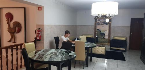 Shared lounge/TV area, Residencial Solar da Estacao, Barcelos