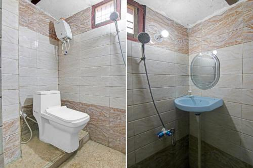 Bathroom 1, OYO 93417 Niketan Guest House, Sonipat