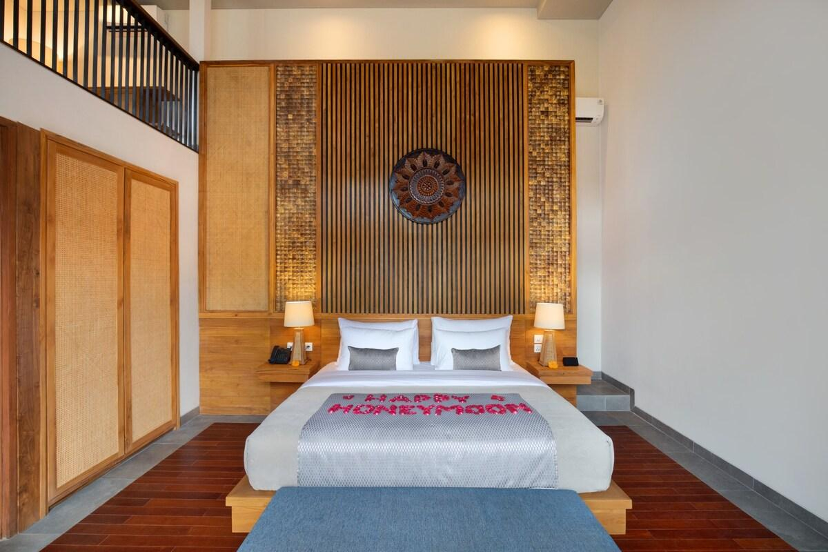 Bedroom 3, Brand New, 1 bedroom private pool villa in Canggu, Badung