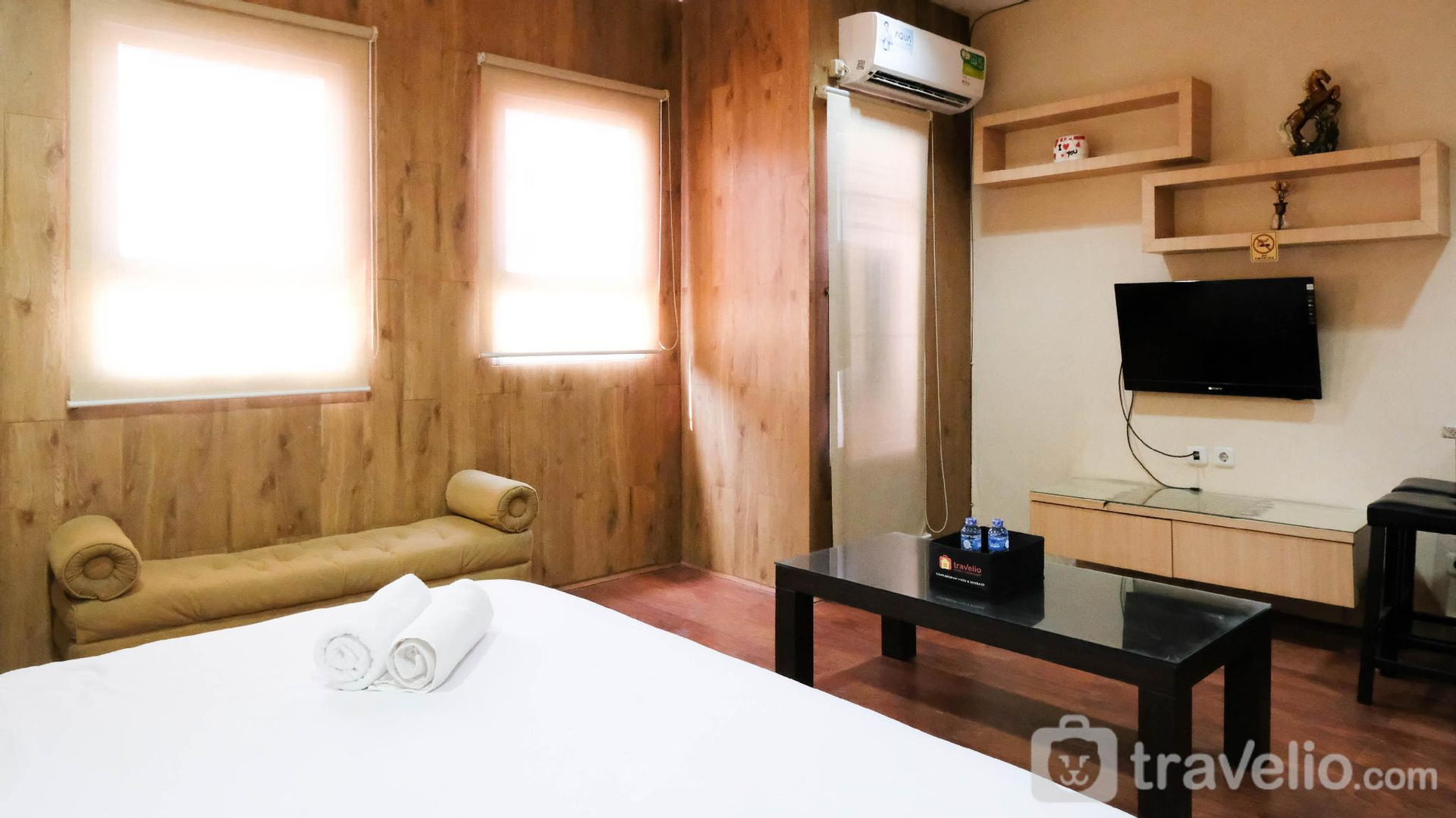 Bedroom 2, Spacious Japanese Style Studio at Puncak Permai Apartment By Travelio, Surabaya
