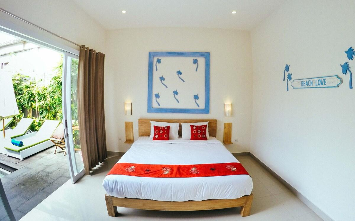 Bedroom 3, Der Mar Villa 3 Bedroom in La Plancha Seminyak, Badung