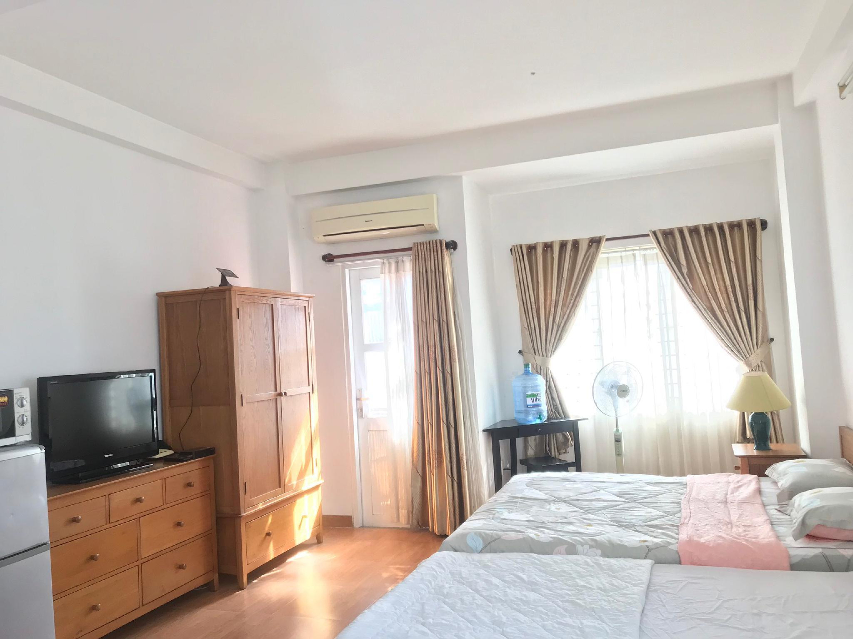 Bedroom 4, Serviced Apartment with 2 Beds & Balcony in dist.1, Quận 1