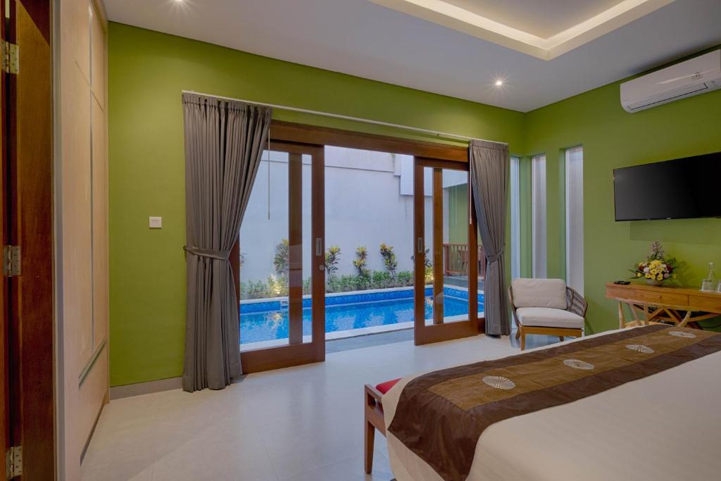 Bedroom 3, Tropical Villa 2BR  in Canggu, Badung