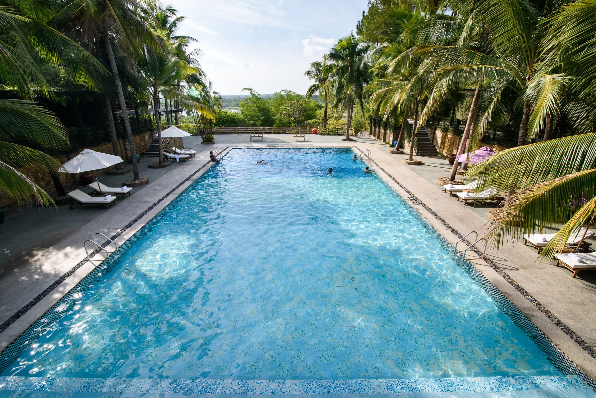 Outdoor pool 1, Sankofa Village Hill resort and Spa, Hương Trà