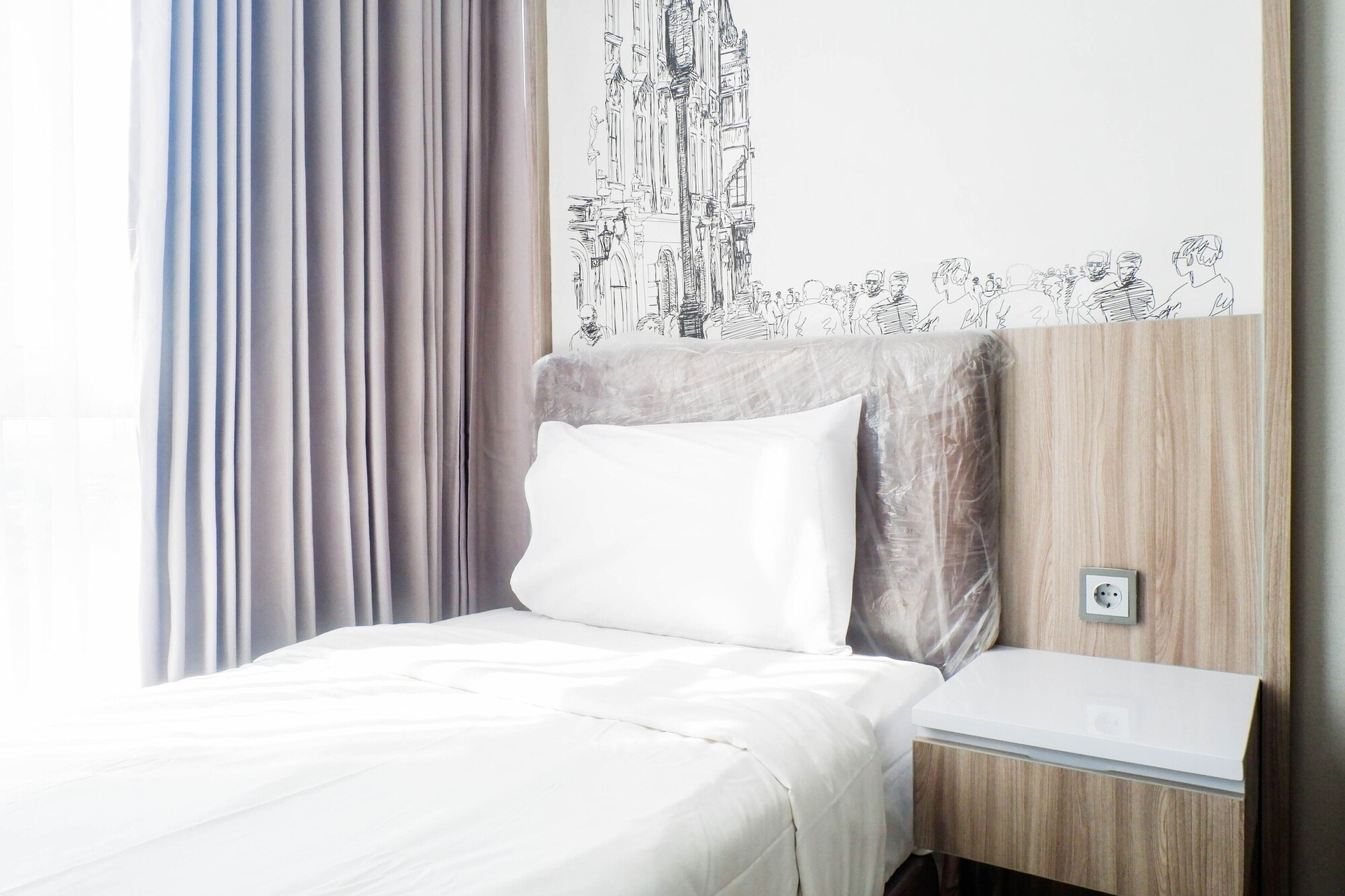 Bedroom 3, Strategic 2BR Apartment Connected to Marvell City Mall at The Linden By Travelio, Surabaya