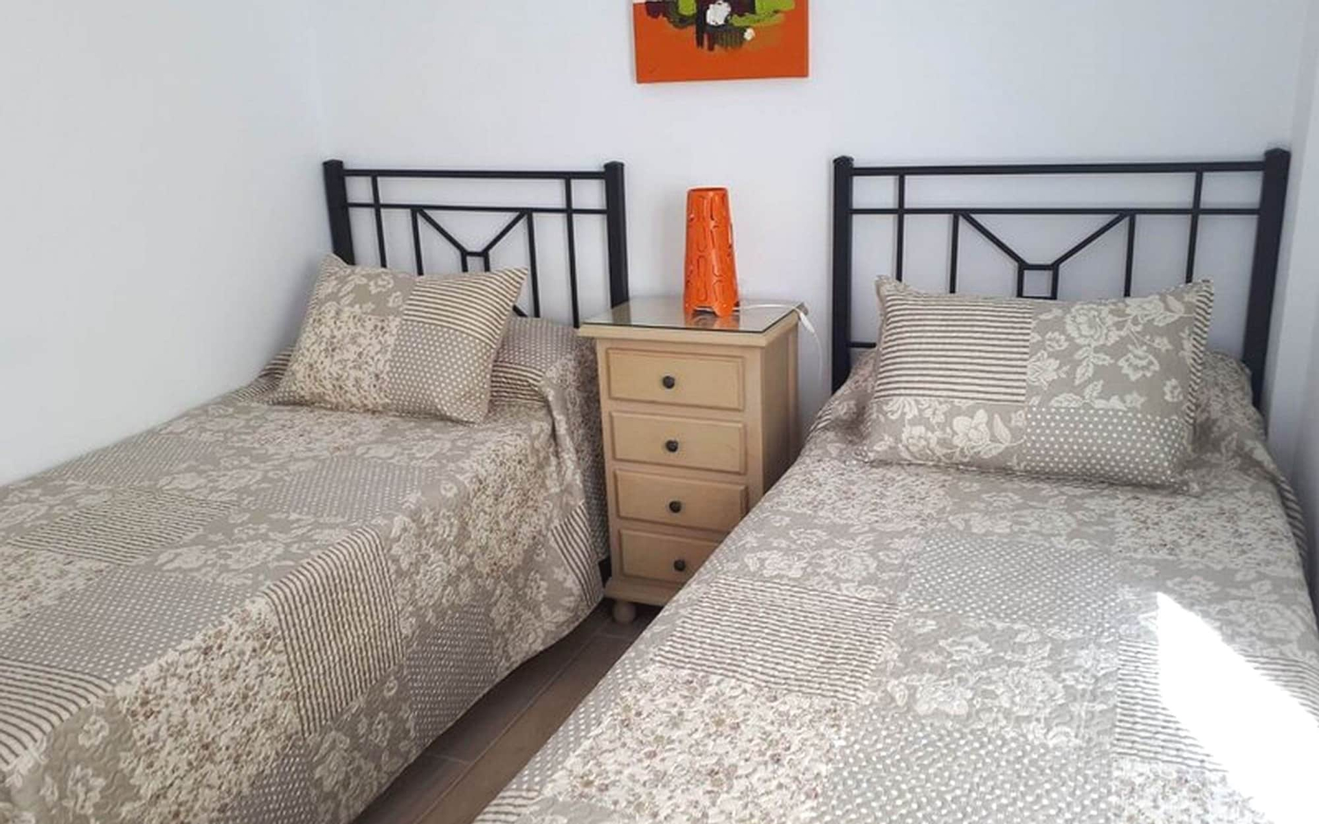 Bedroom 2, Calle Miguel de Cervantes | 6  Pax | First Line | 3687-AW, Málaga