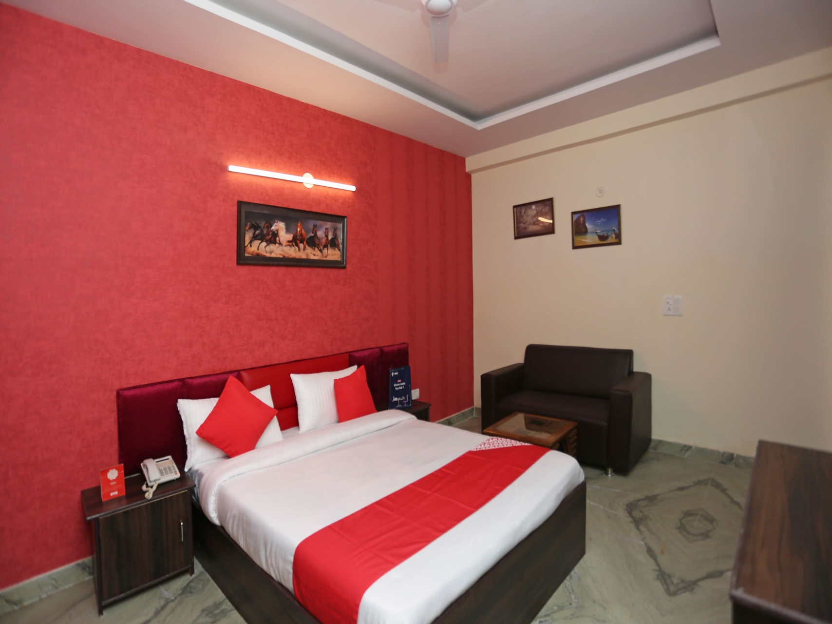 Bedroom 1, OYO 19331 Homeystay, Faridabad