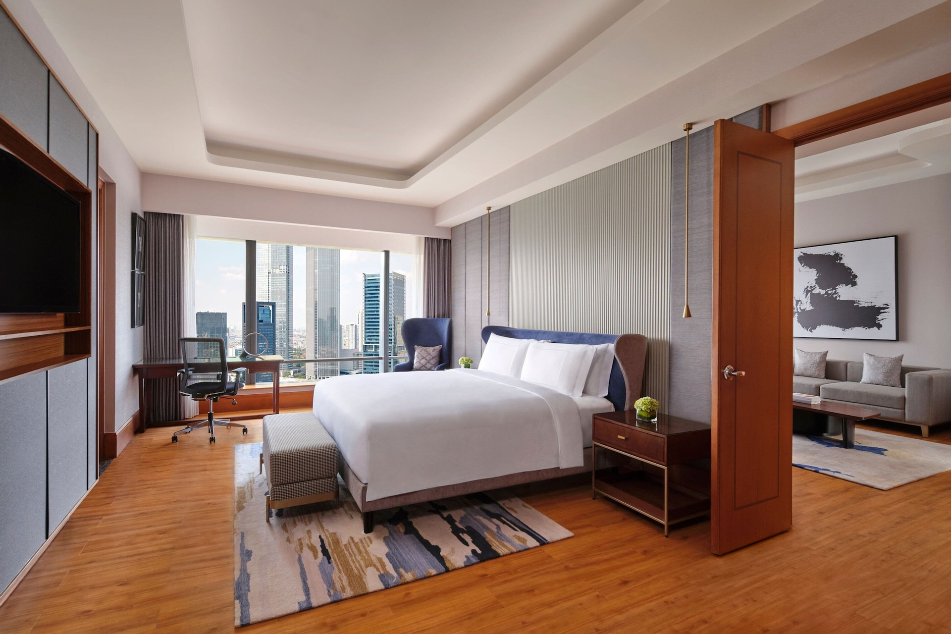 Bedroom 3, The Ritz-Carlton Jakarta, Mega Kuningan, Jakarta Selatan