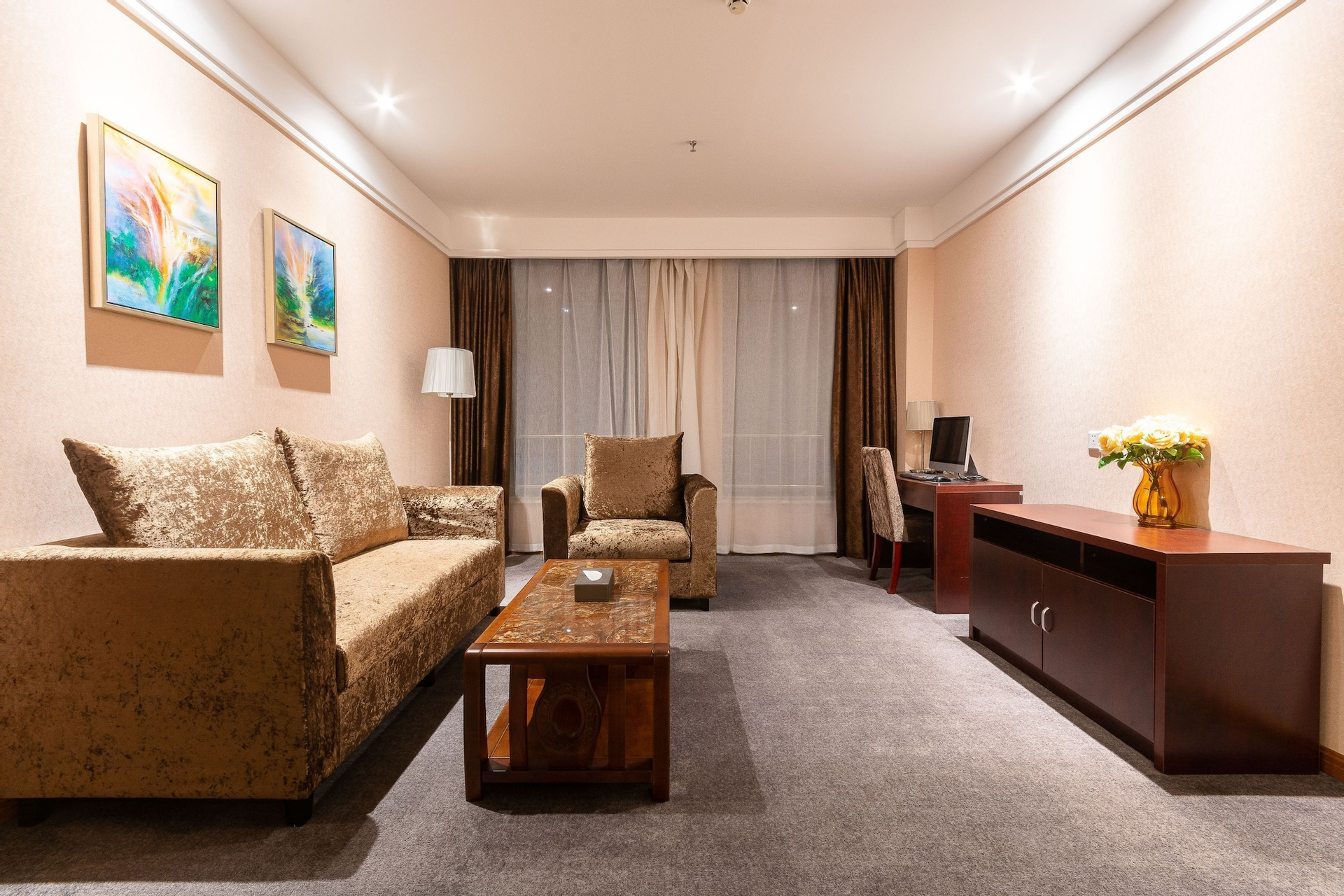 Bedroom 3, Hubei Konggang Business Hotel, Wuhan