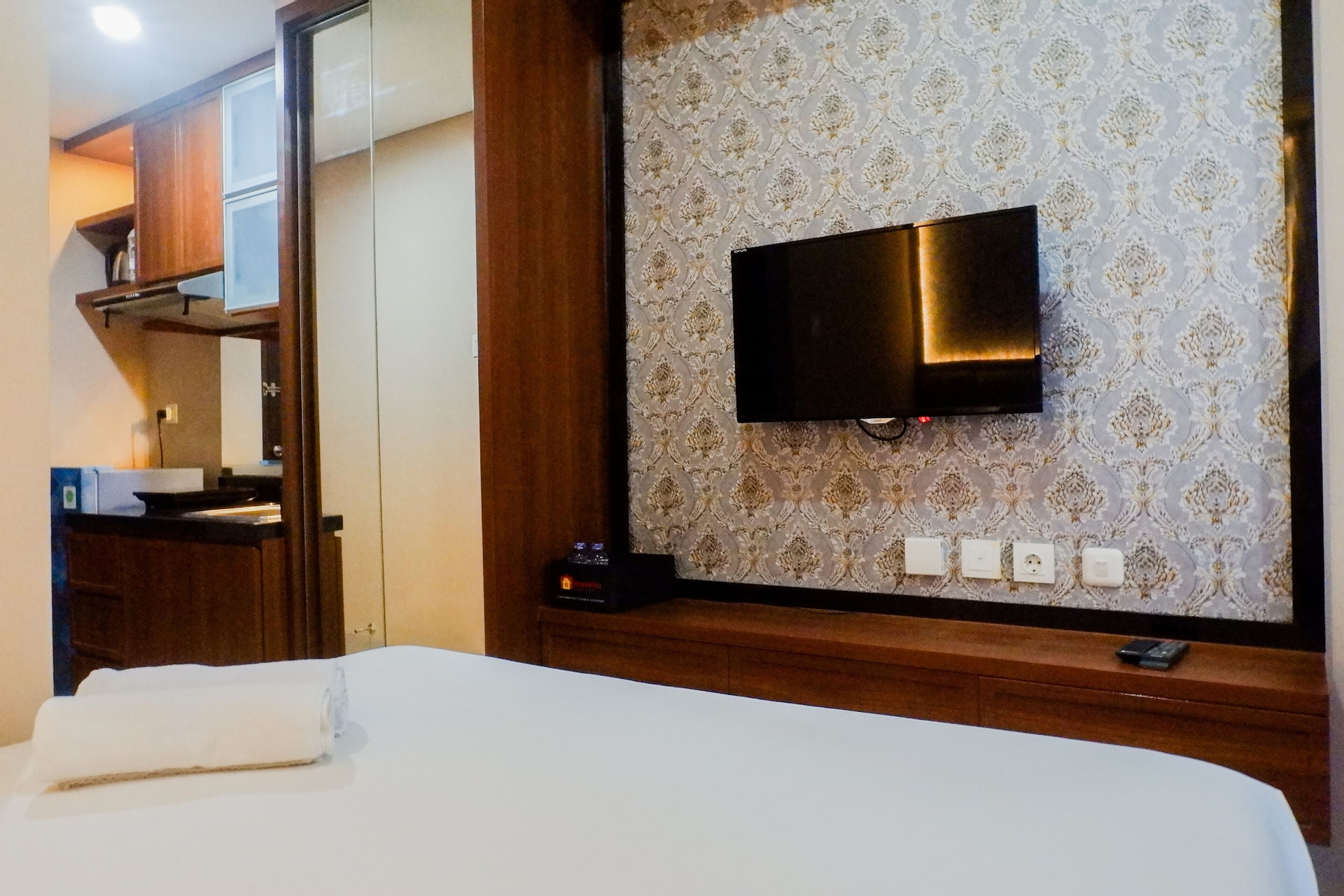 Bedroom 4, Elegant Cozy Studio Room Apartment at Tamansari Papilio By Travelio, Surabaya