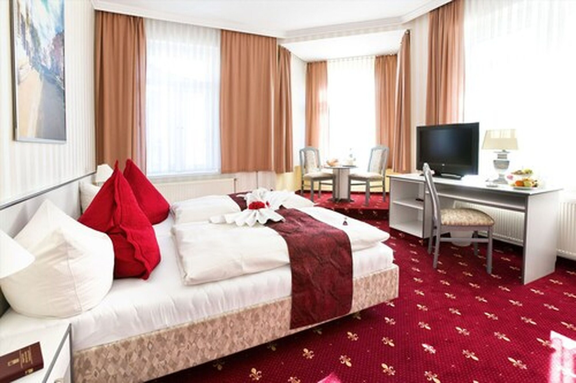 Bedroom 3, Parkhotel Meerane, Zwickau