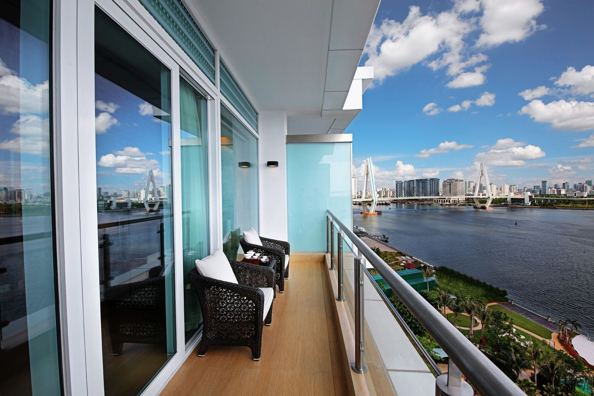 View from room 3, Hualuxe Hotels & Resorts Haikou Seaview, an IHG Hotel, Haikou