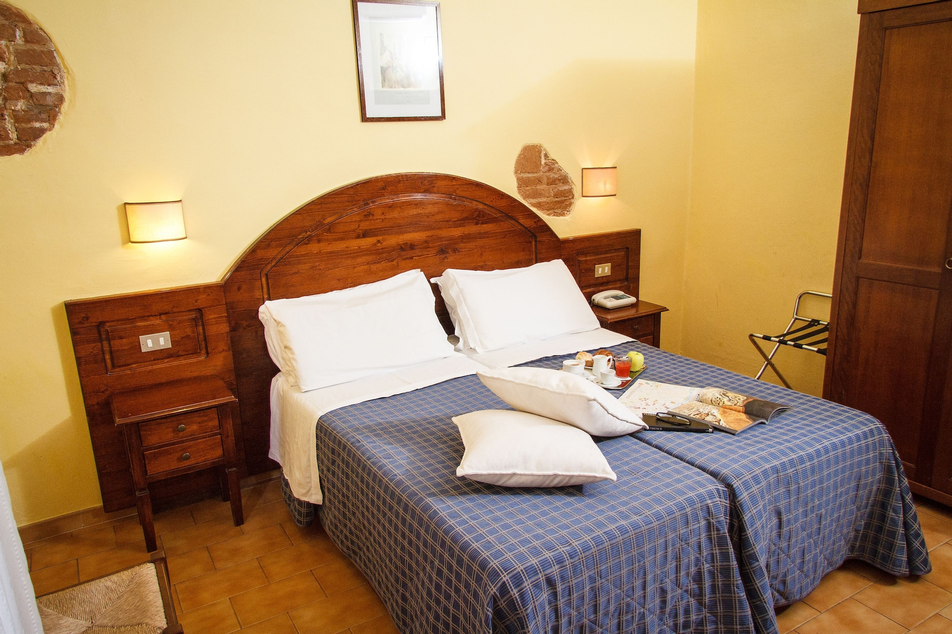 Bedroom 1, Hotel Nizza, Florence