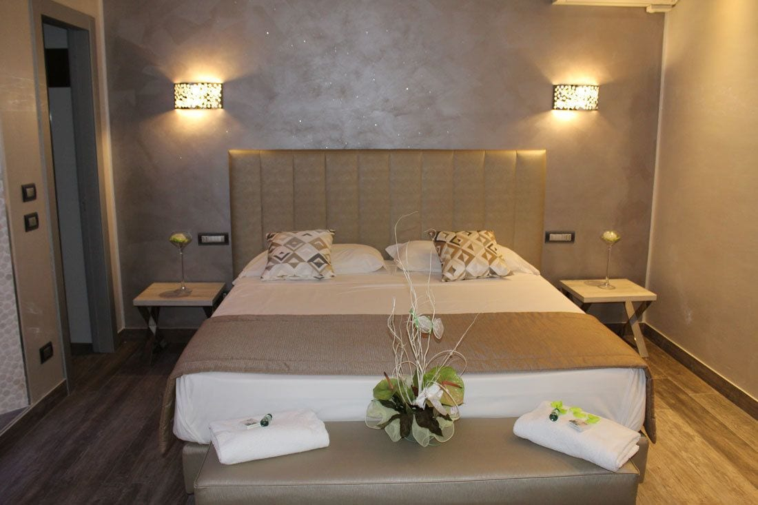 Bedroom 2, Hotel Aquila, Viterbo
