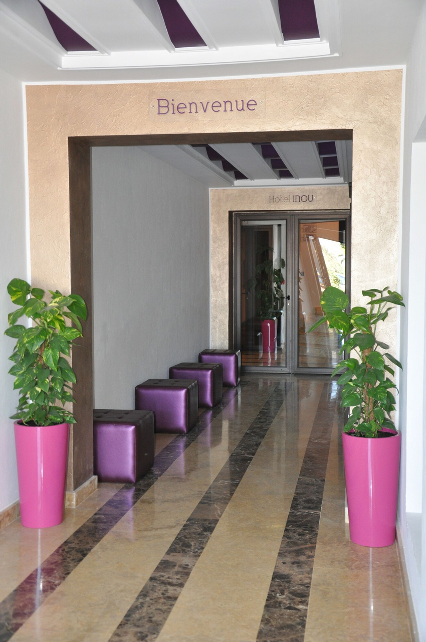 Interior entrance, Hôtel Inou, Agadir-Ida ou Tanane