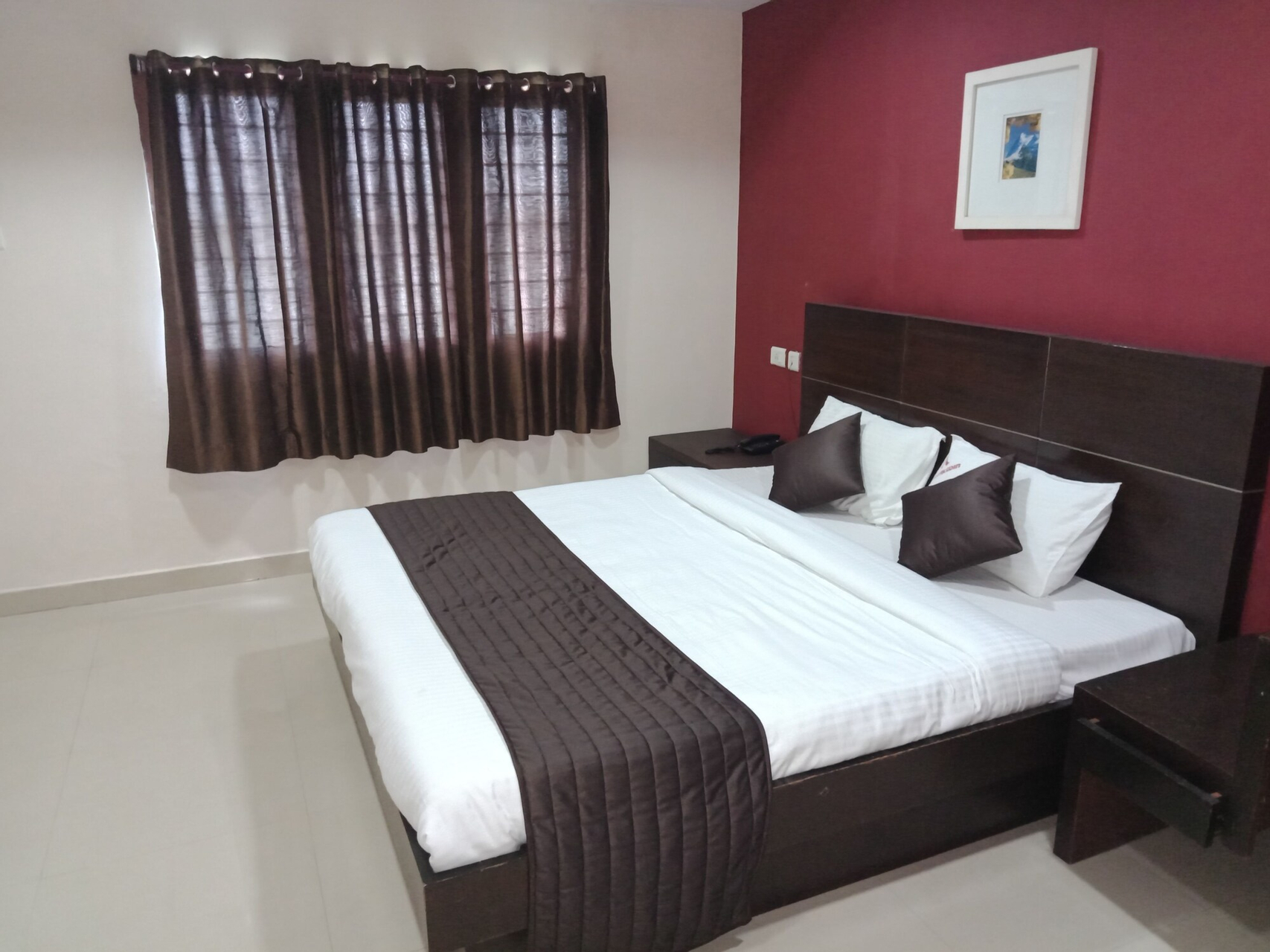 Bedroom 1, Hotel Alwin, Thoothukkudi