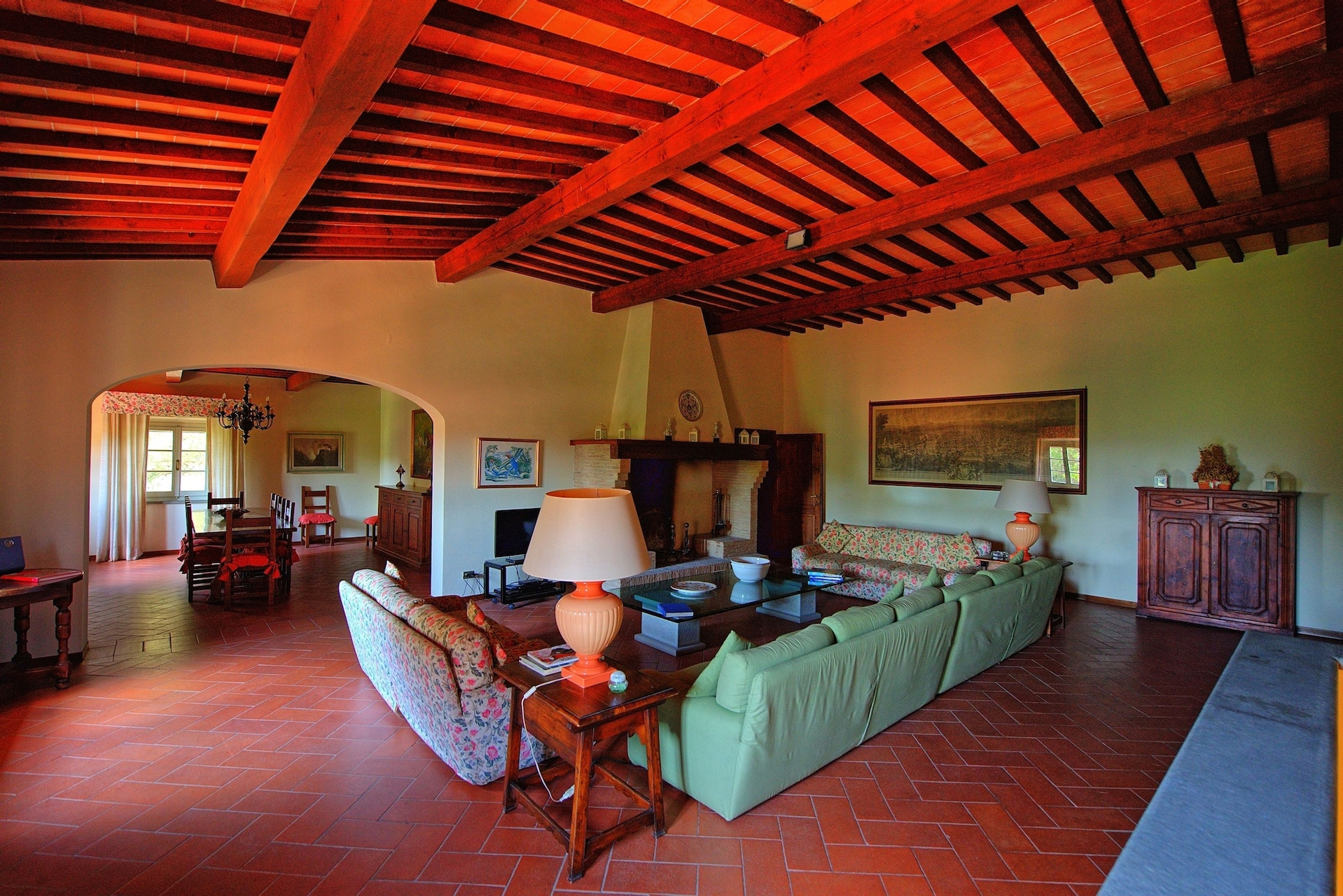 Living area 4, Villa Leonardo, Florence