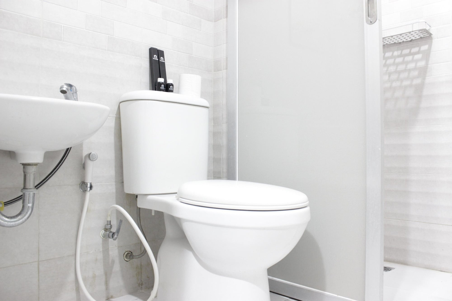 Bathroom 1, Cozy Studio Apartment at Grand Asia Afrika, Bandung