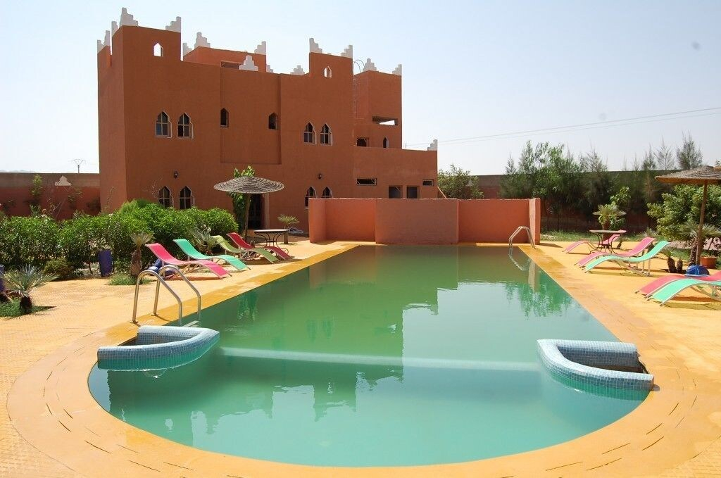 Outdoor pool, Well Center Riad Auberge Assounfou, Tiznit