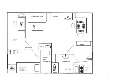 Floor plans, MONIKA Haus KMB Seeappartement direkt am Ossiacher See mit Hallenbad Skiarena Gerlitzen, Feldkirchen