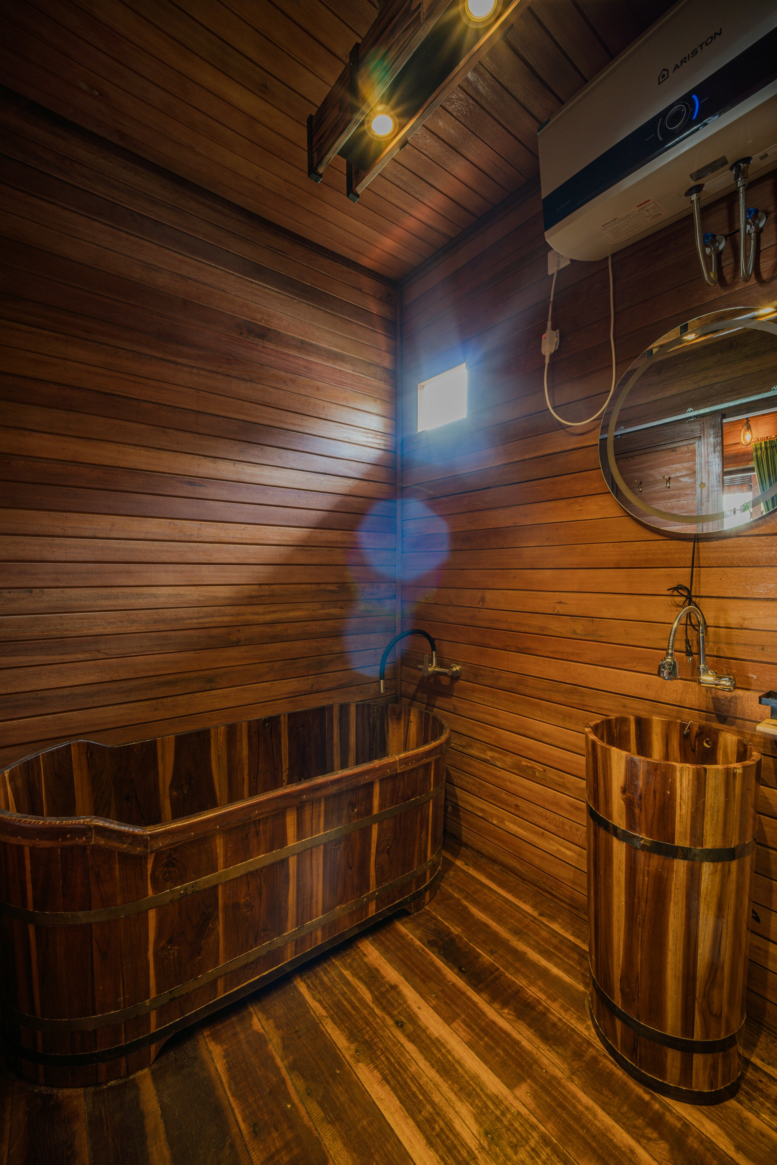 Bathroom 5, Kayuku - Two Bedroom Wooden House with Pool, Gianyar