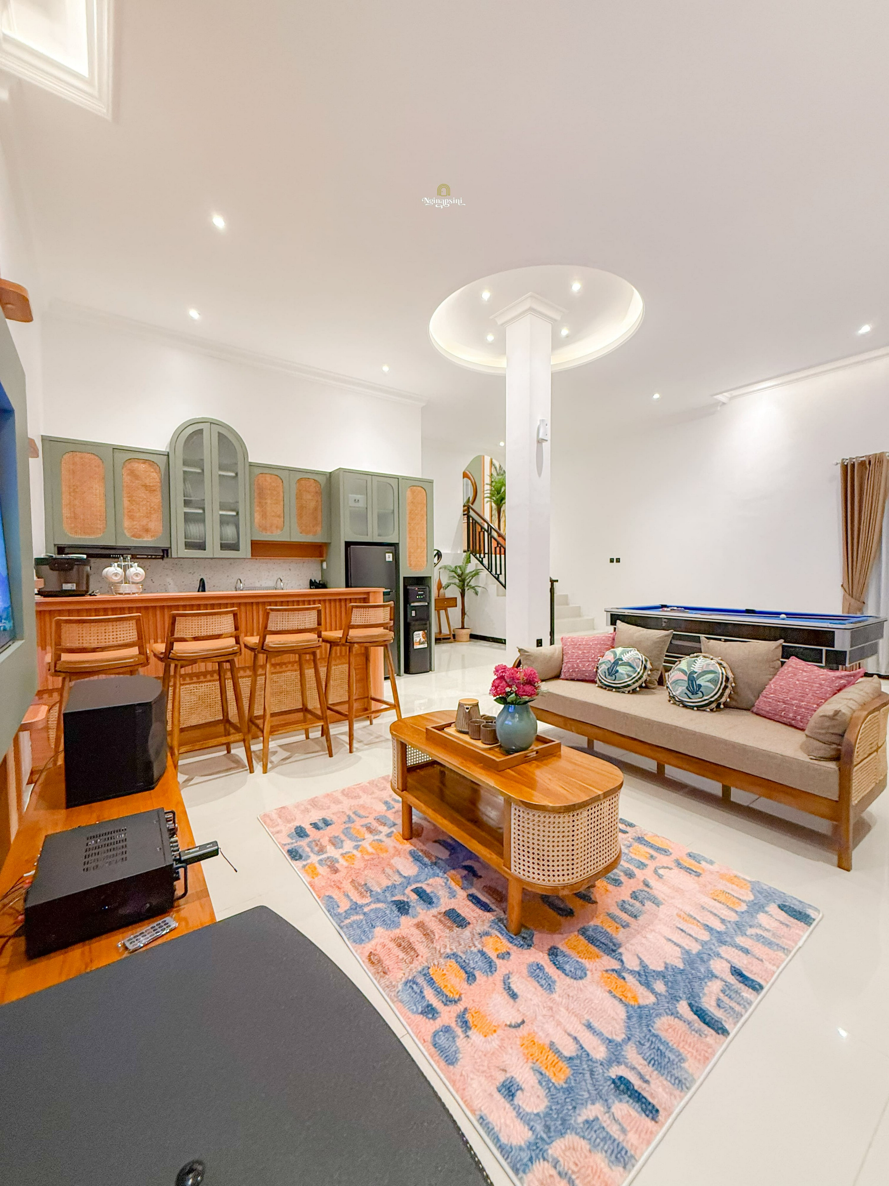 Living Room 5, La Palma - The Palazzo by Nginapsini, Bogor