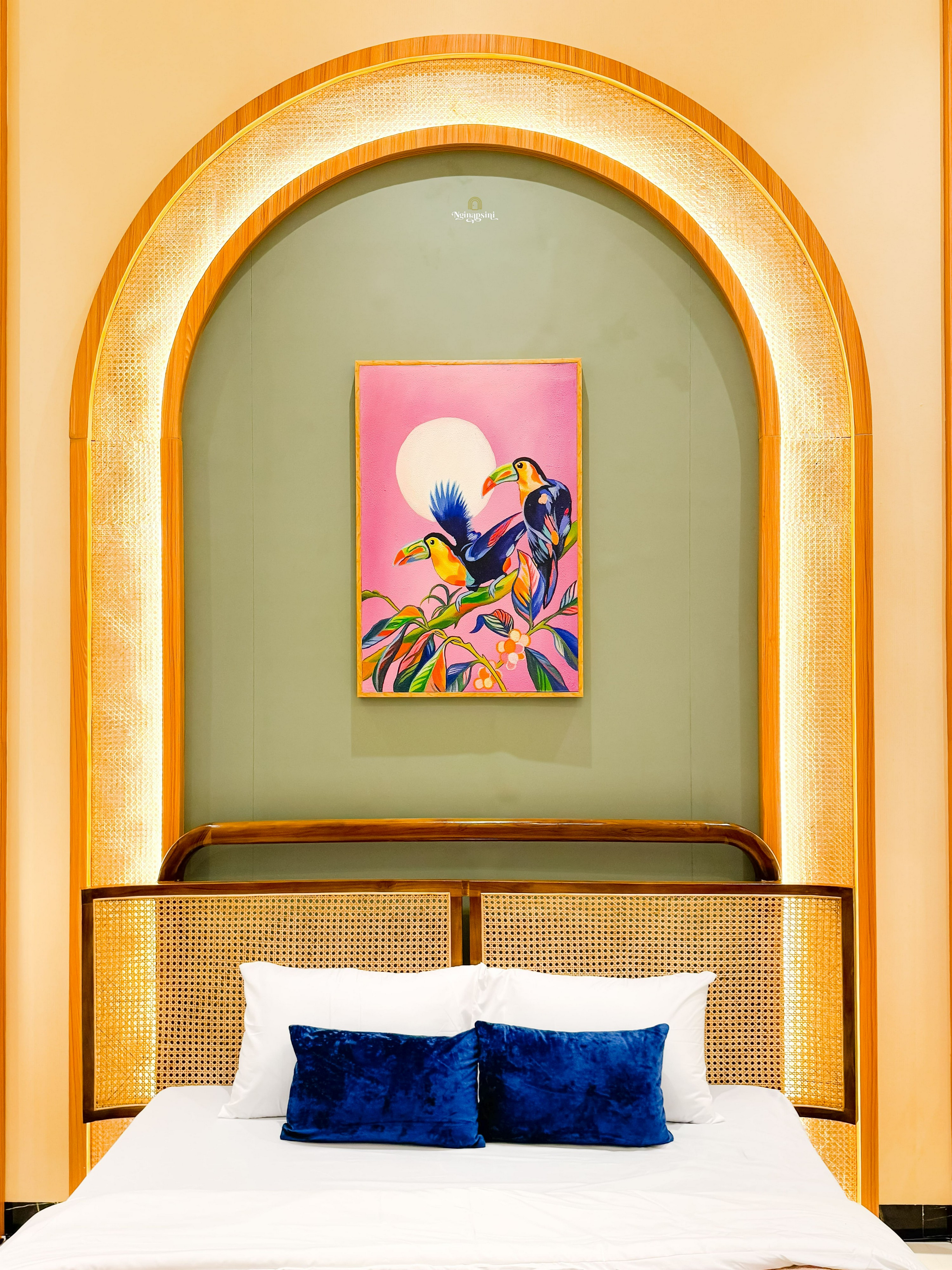 Bedroom 3, La Palma - The Palazzo by Nginapsini, Bogor
