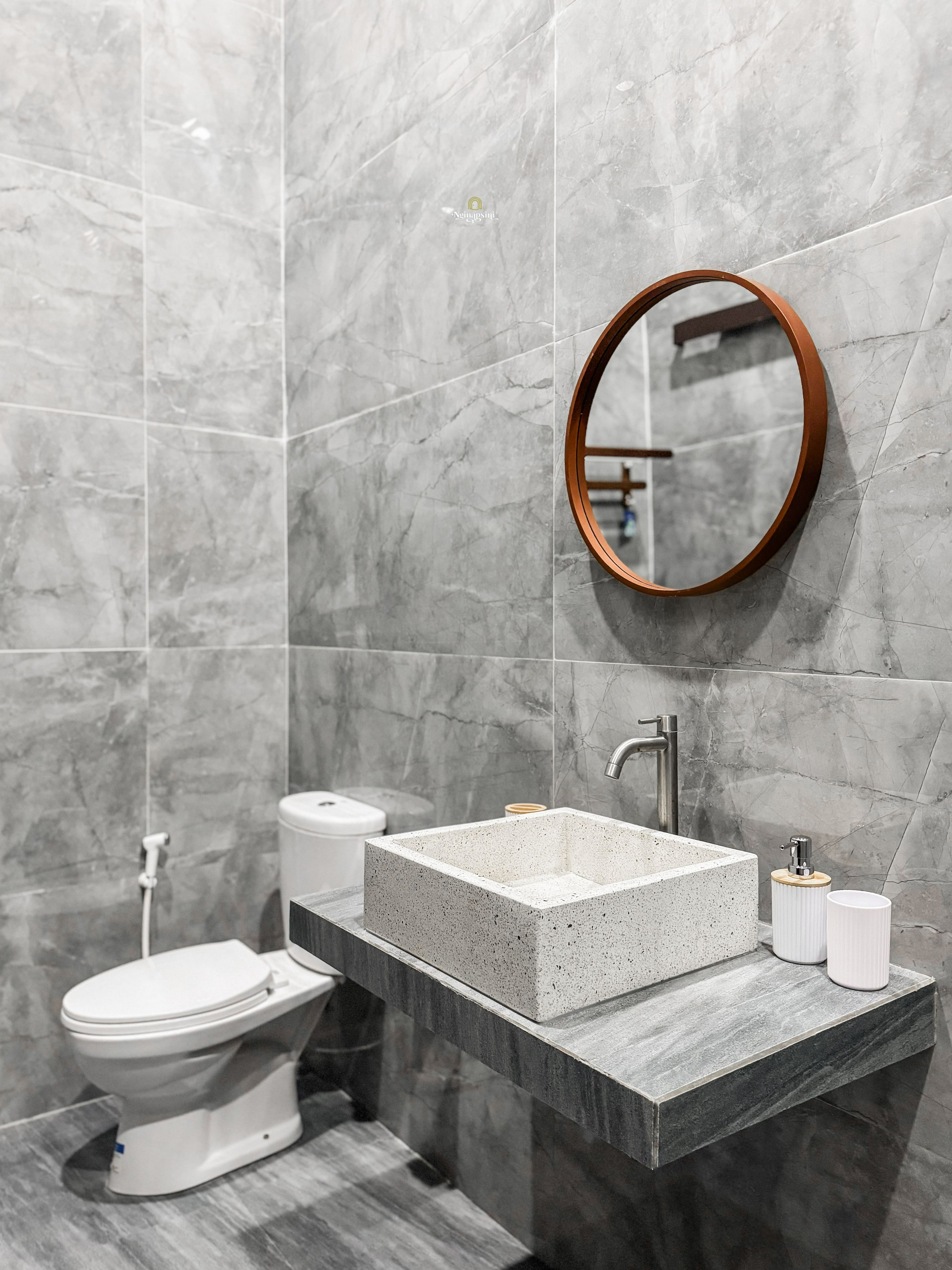 Bathroom 5, La Palma - The Palazzo by Nginapsini, Bogor