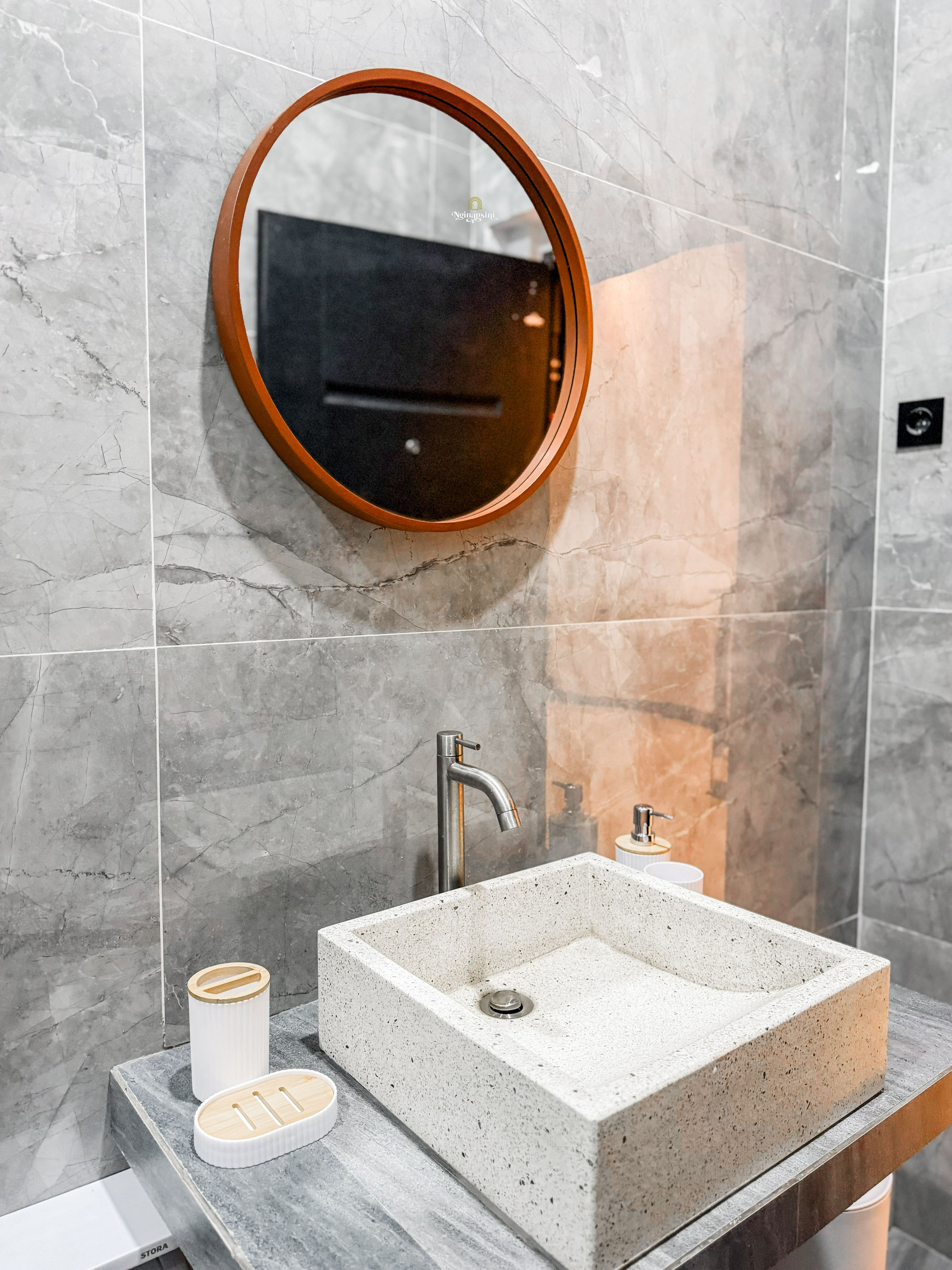 Bathroom 2, La Palma - The Palazzo by Nginapsini, Bogor