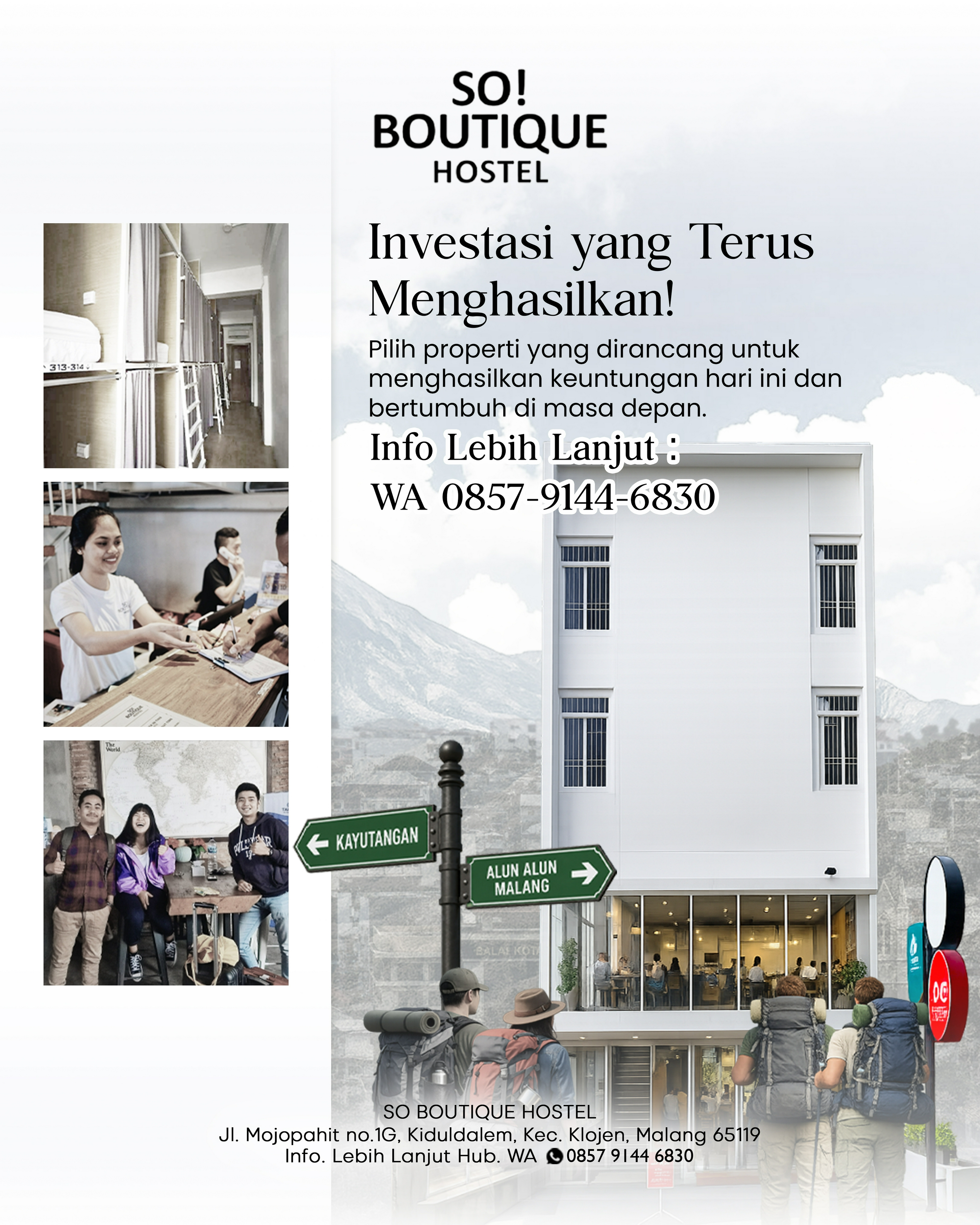 Exterior & Views 2, SO Boutique Hostel, Malang