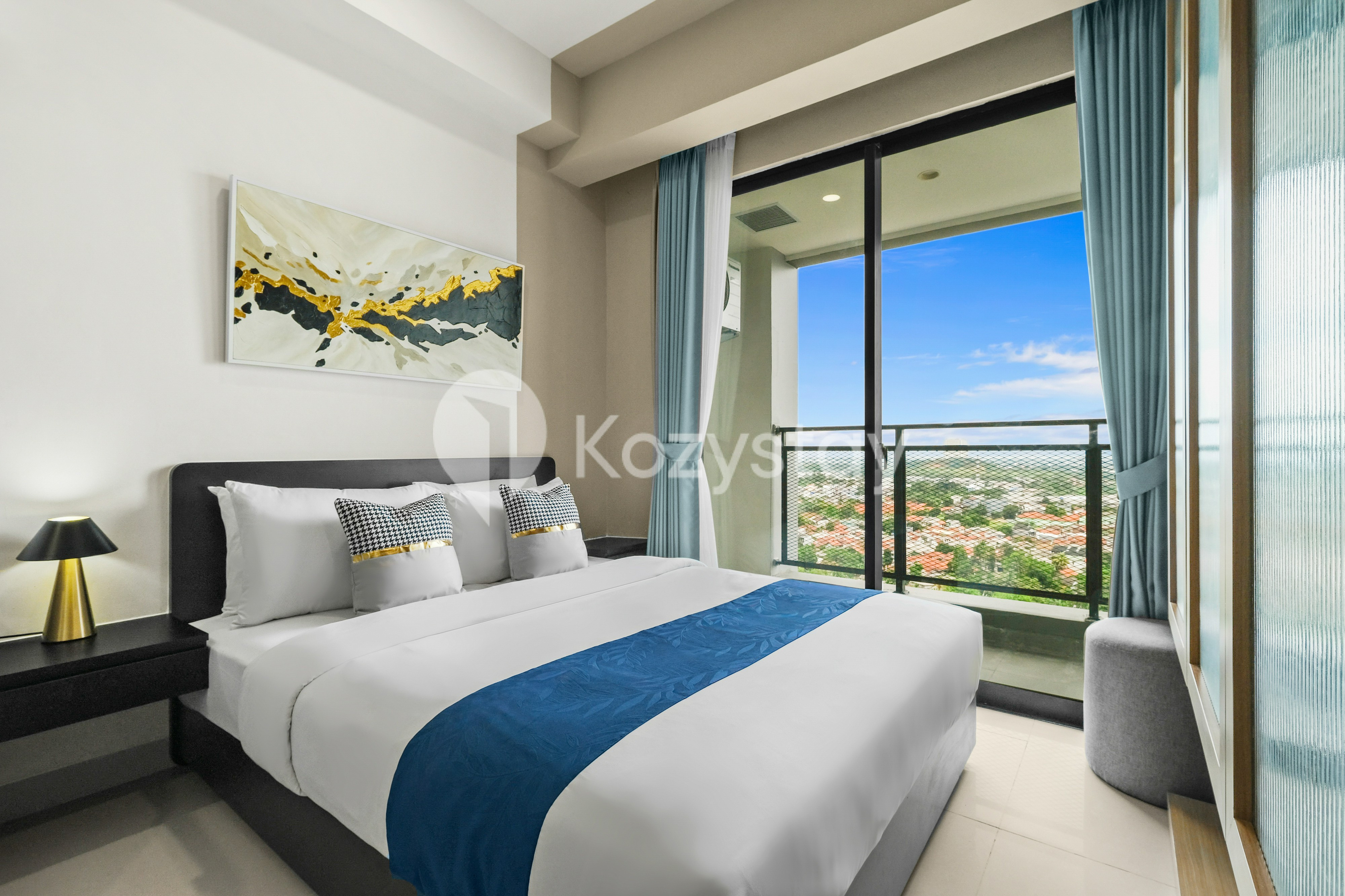 Bedroom 2, Premium Apartment by Kozystay - Saffron, Bogor