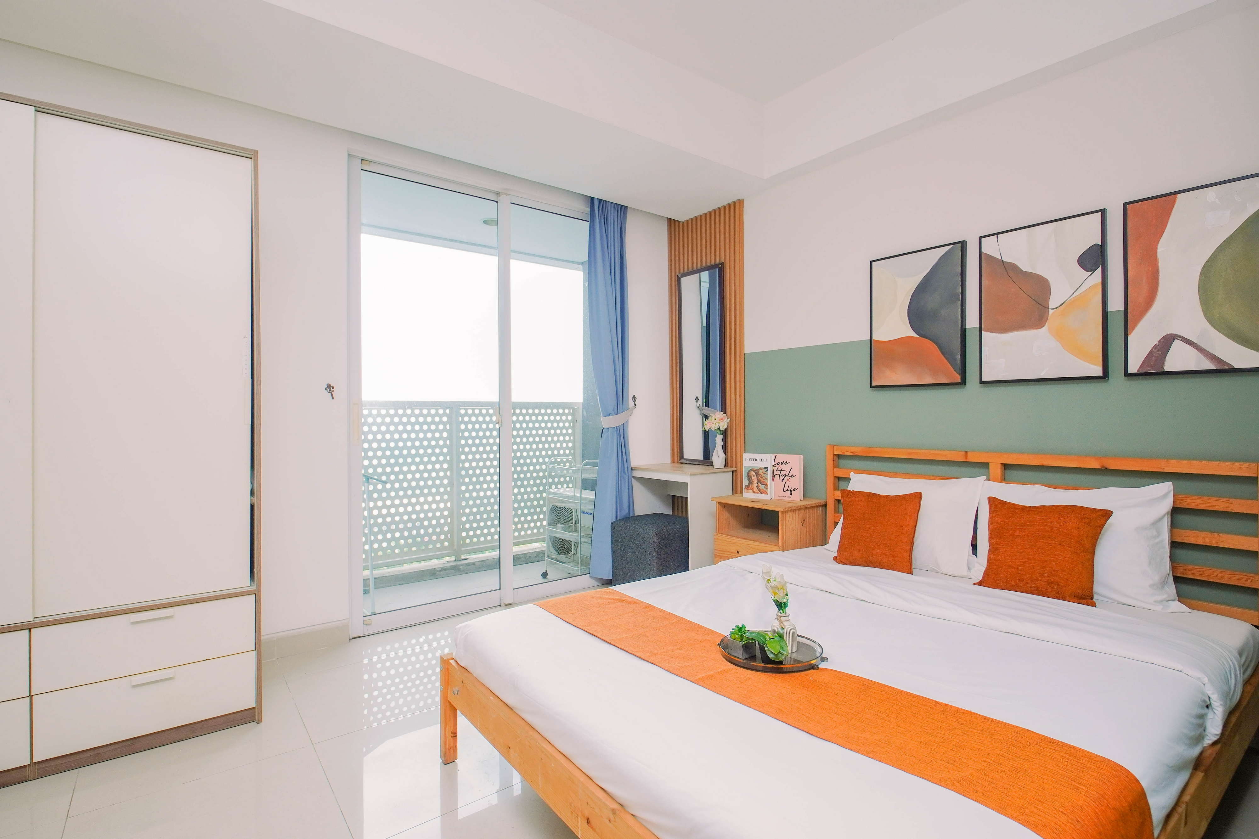 Bedroom 2, Comfortable Studio at Apartment West Vista By Travelio, Jakarta Barat
