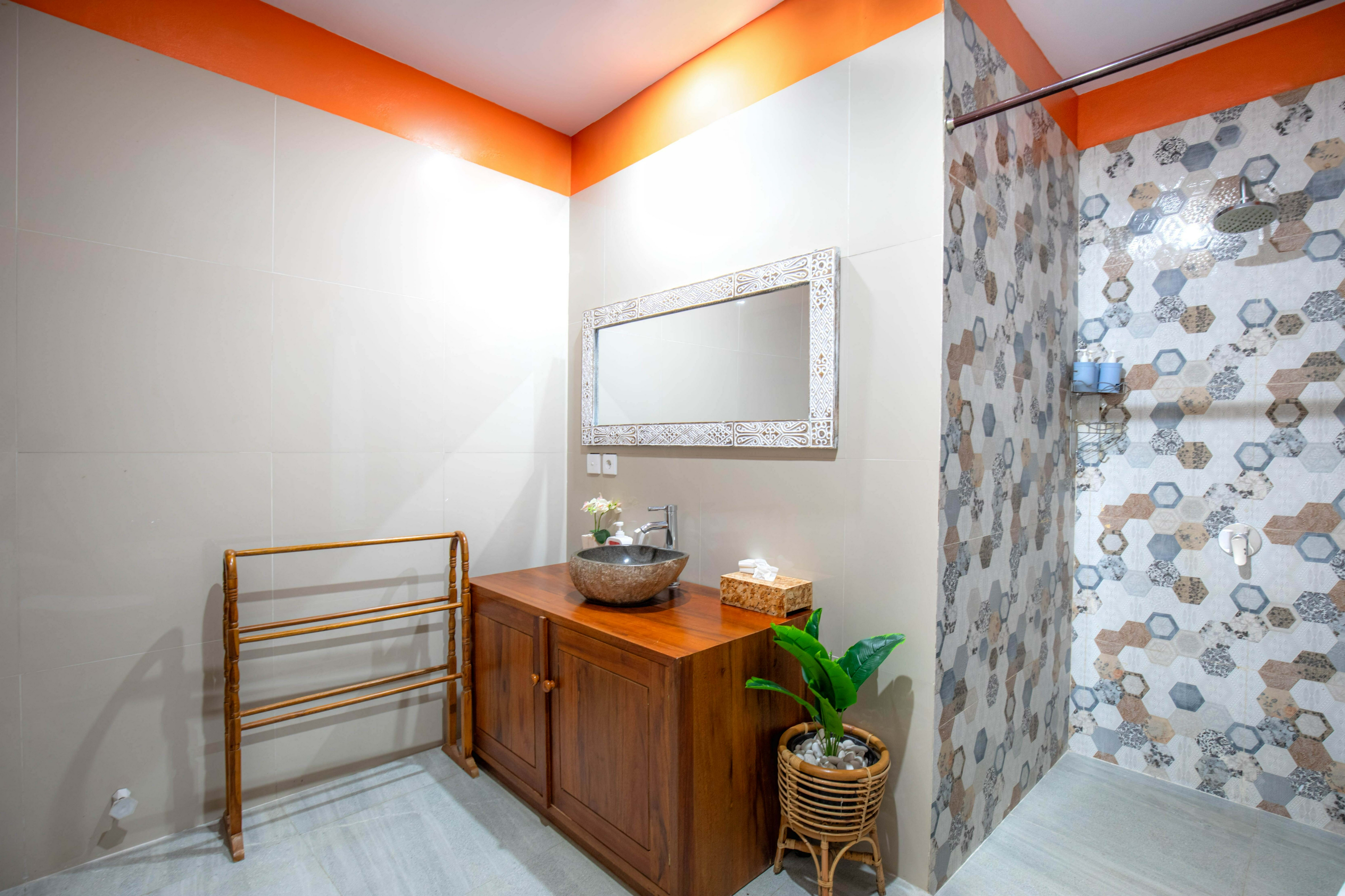 Bathroom 4, Ubud Mayura Private Pool Villa, Gianyar