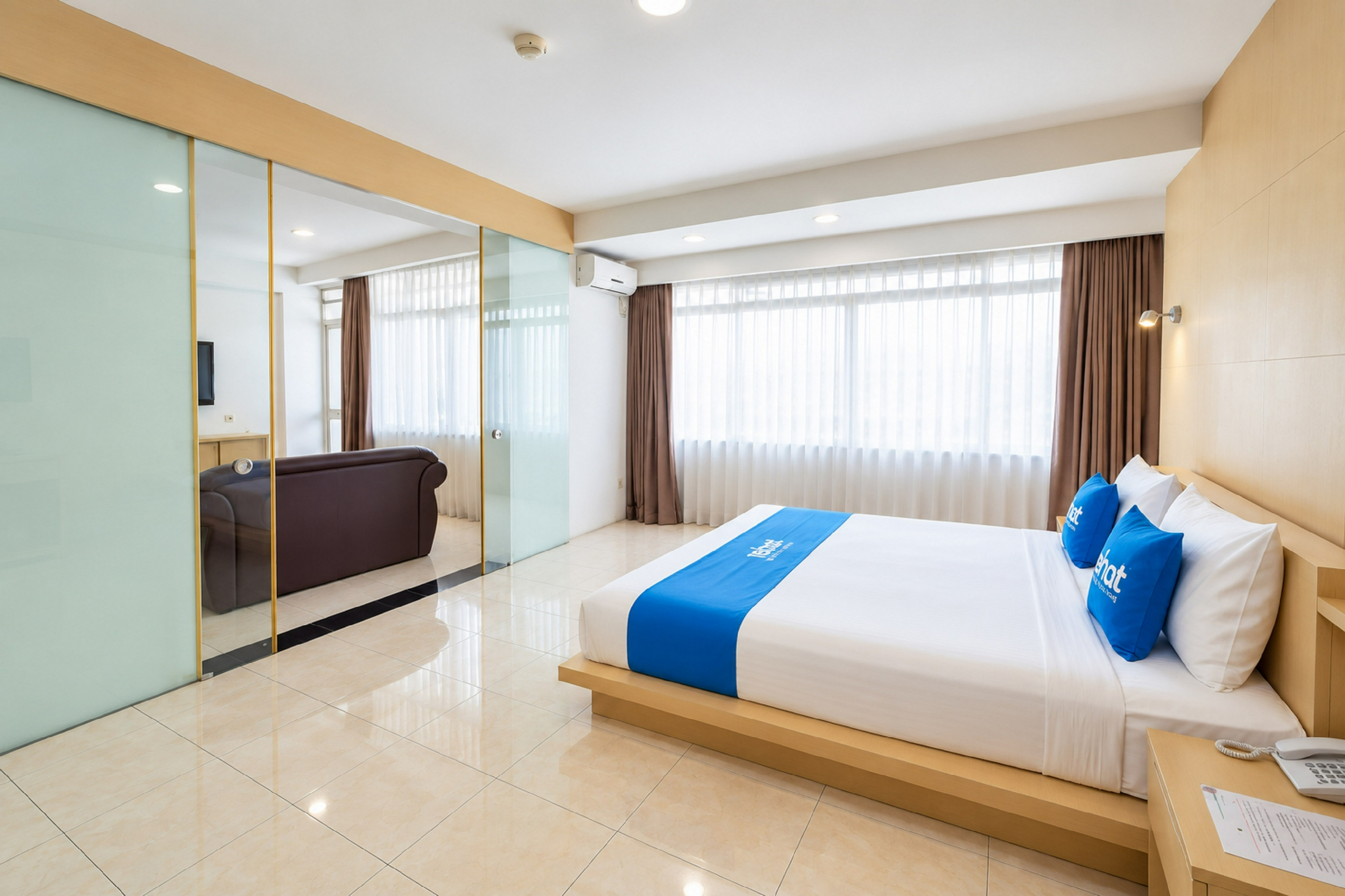 Bedroom 2, Rehat at Hotel Alam Permai, Bandung
