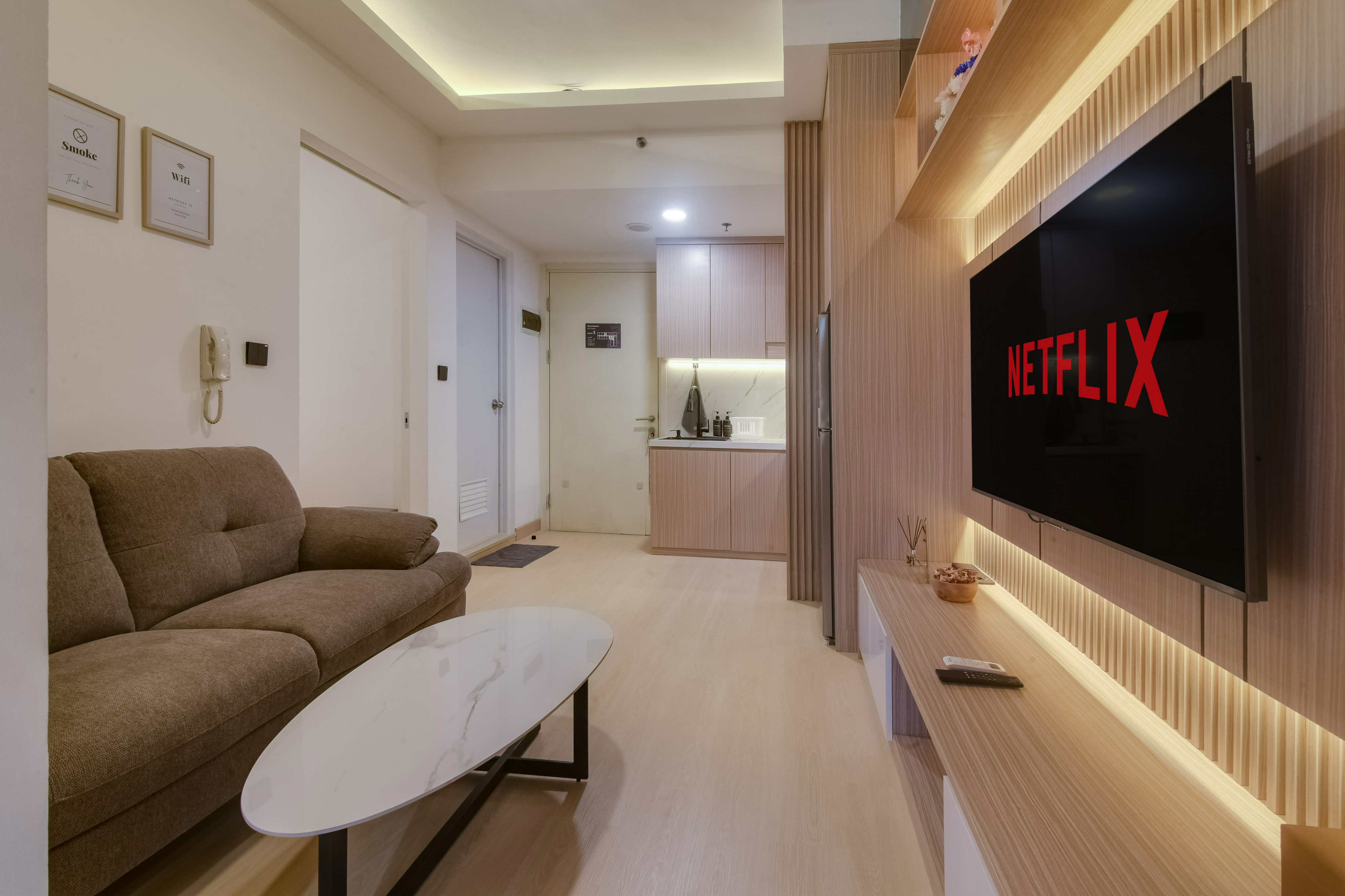 Living Room 4, 2BR M-Town B Residence W/ Pool, Tangerang