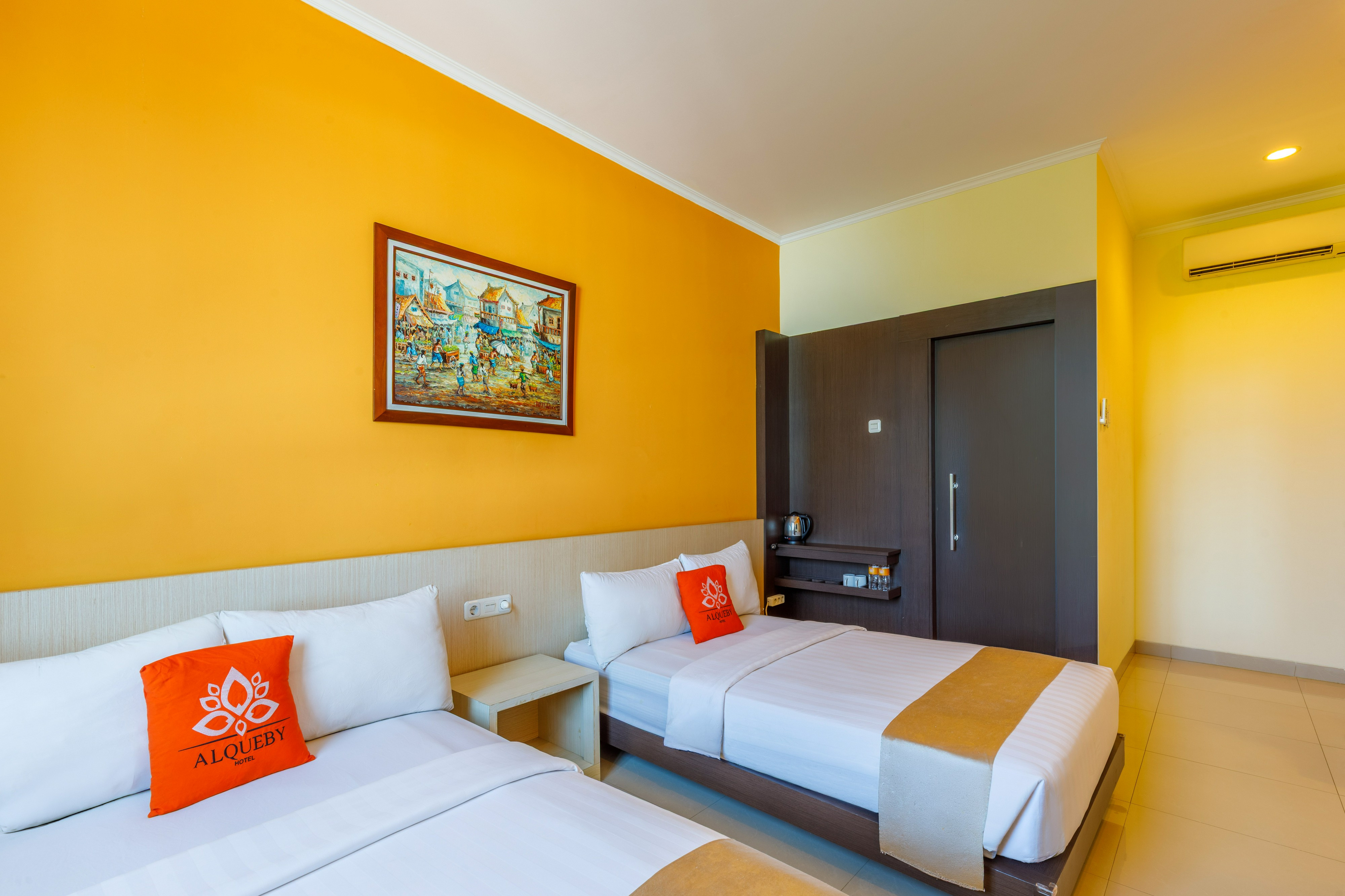 Bedroom 4, Alqueby Hotel Near Kiara Artha Park & Trans Studio Mall, Bandung