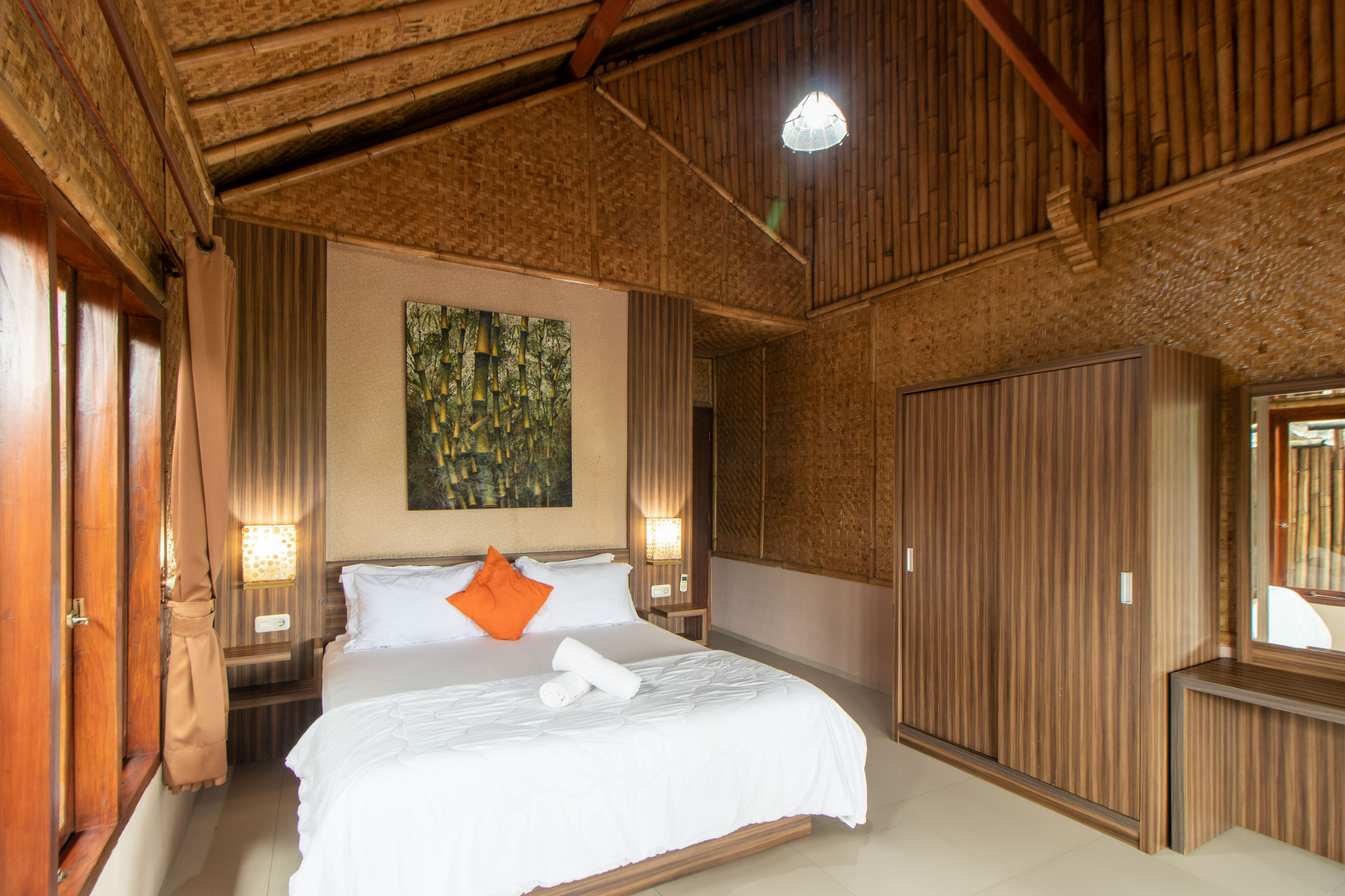 Others 3, Pool & Mountain View Modern Bamboo - Family Only, Bandung