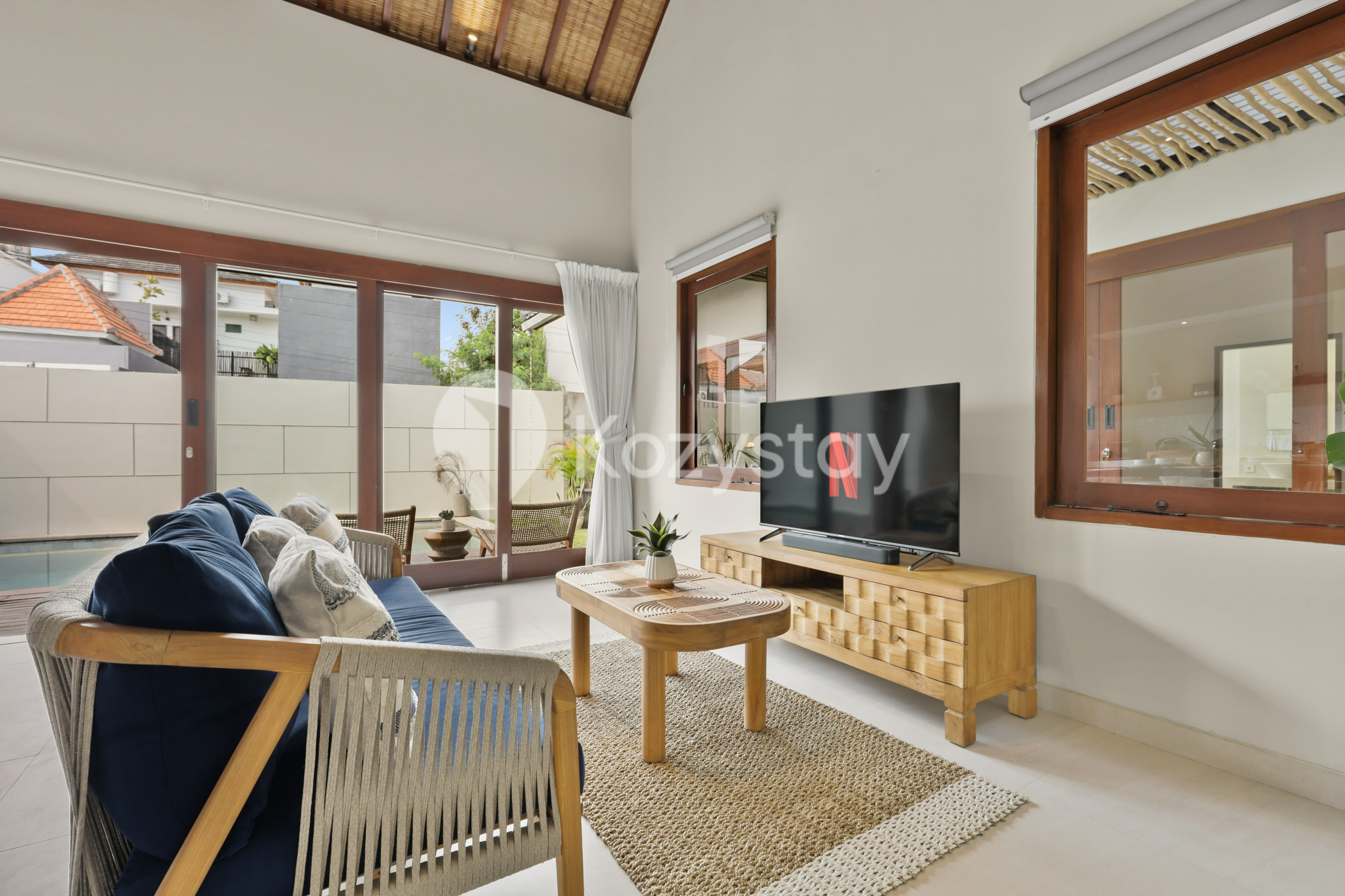 Living Room 2, Saia Villa by Kozystay - Canggu, Badung