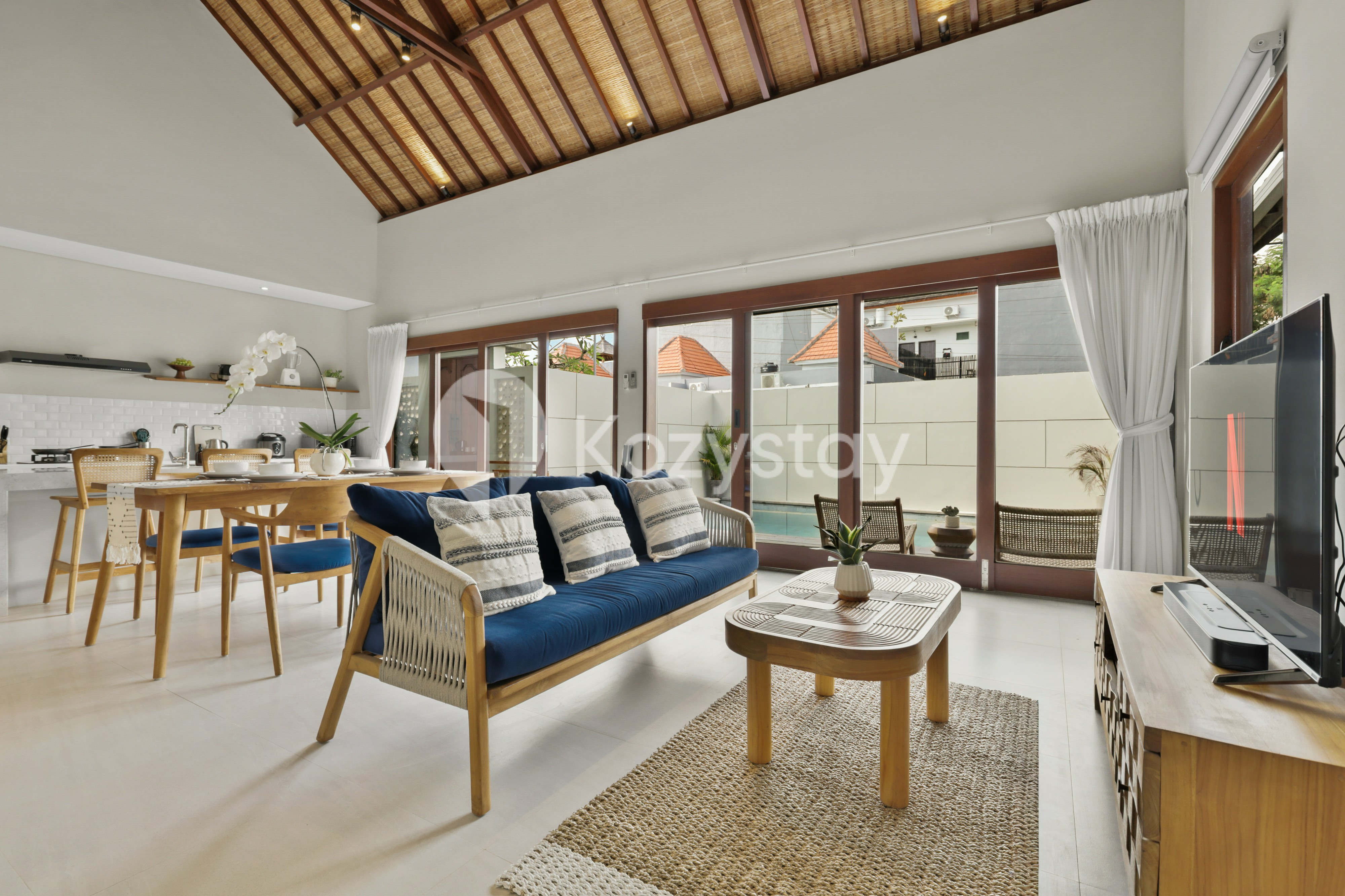 Living Room 5, Saia Villa by Kozystay - Canggu, Badung
