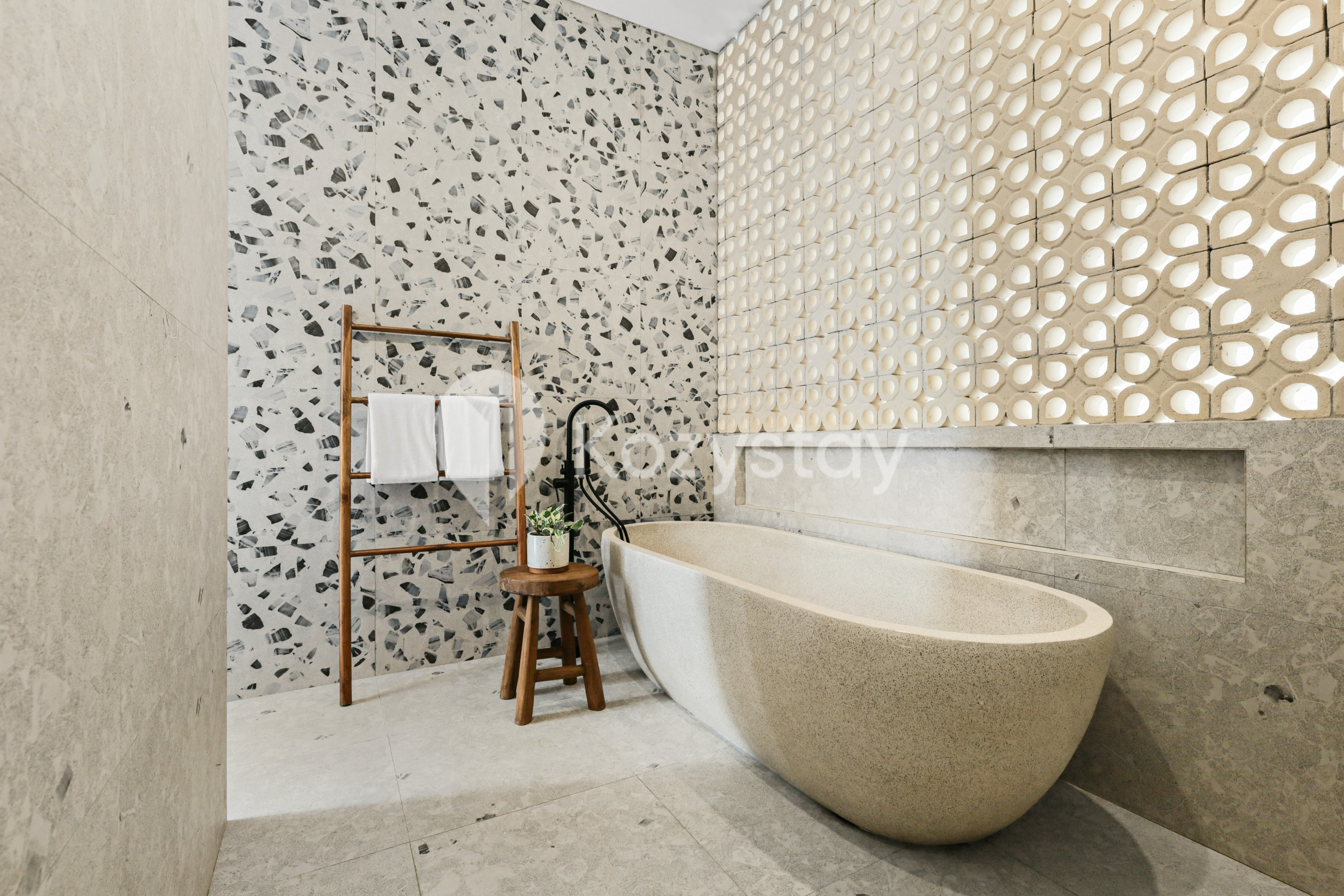 Bathroom 5, Allena Villa by Kozystay - Canggu, Badung