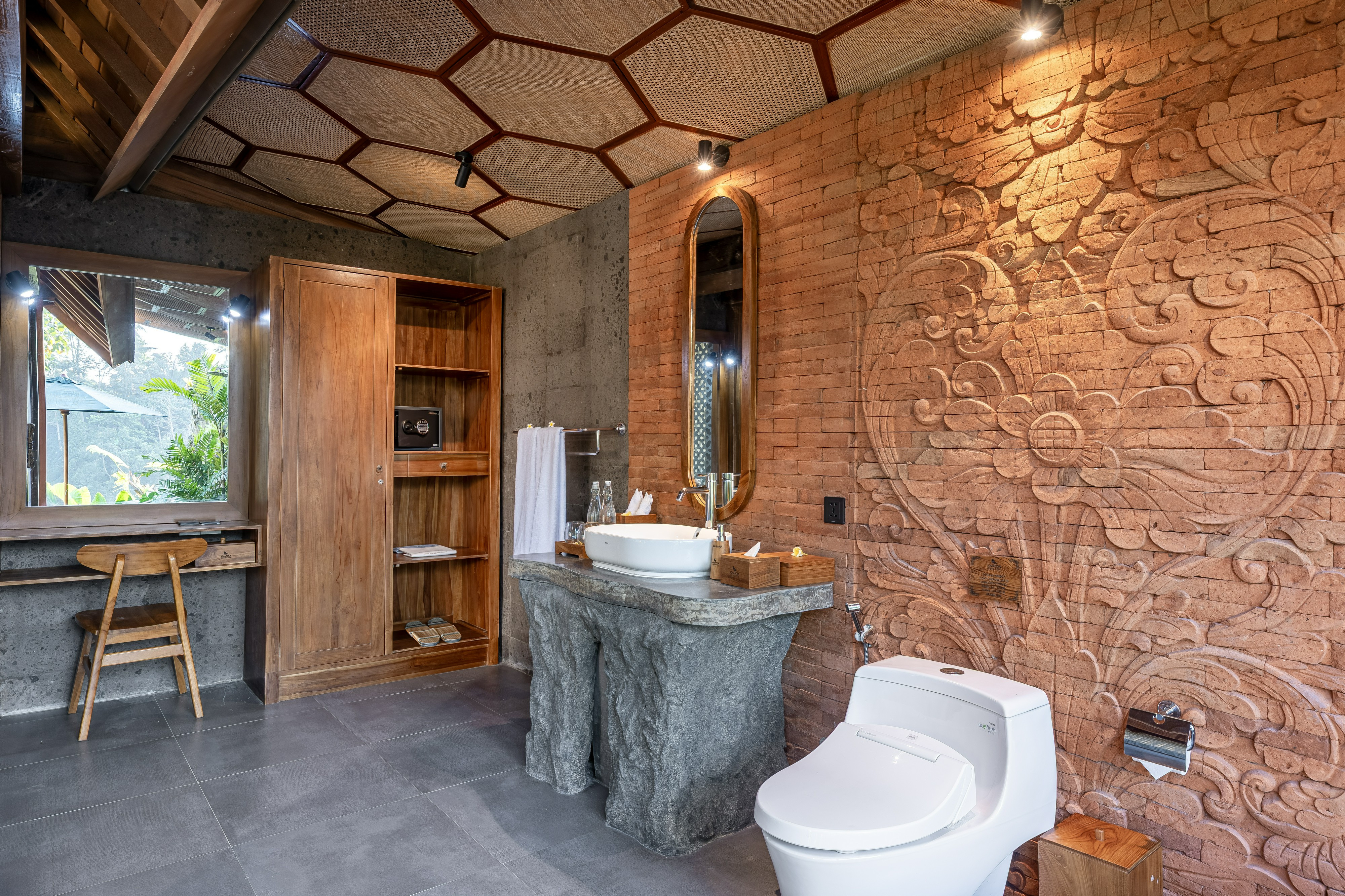 Bathroom 5, Ananya Ubud Villa, Gianyar