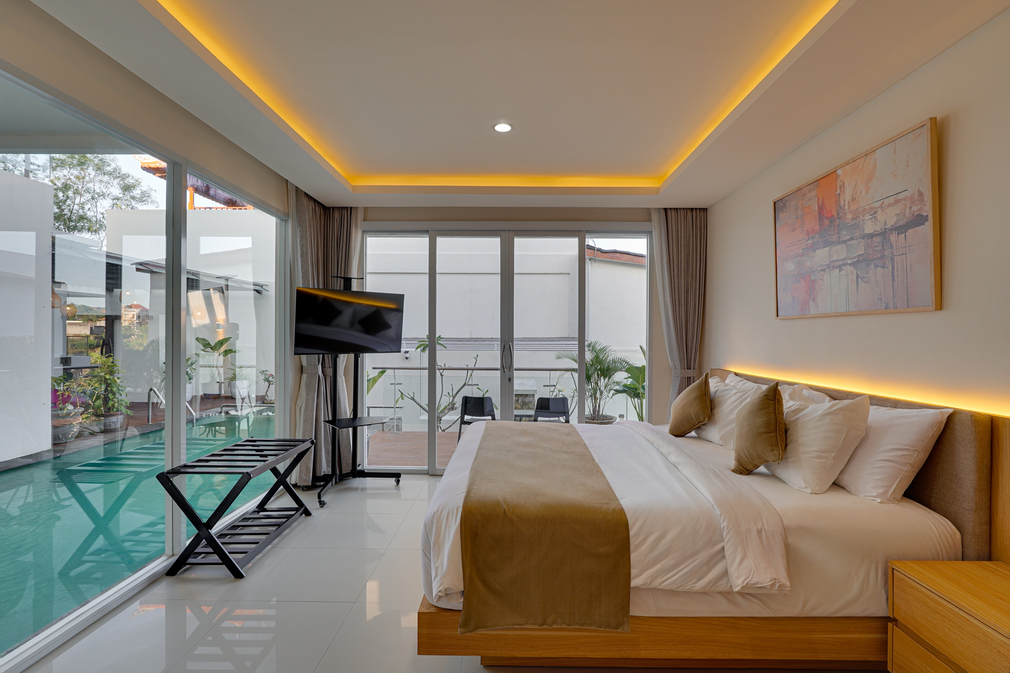 Bedroom 4, The Queeno Hill Villa by Nabe Hospitality Management, Badung