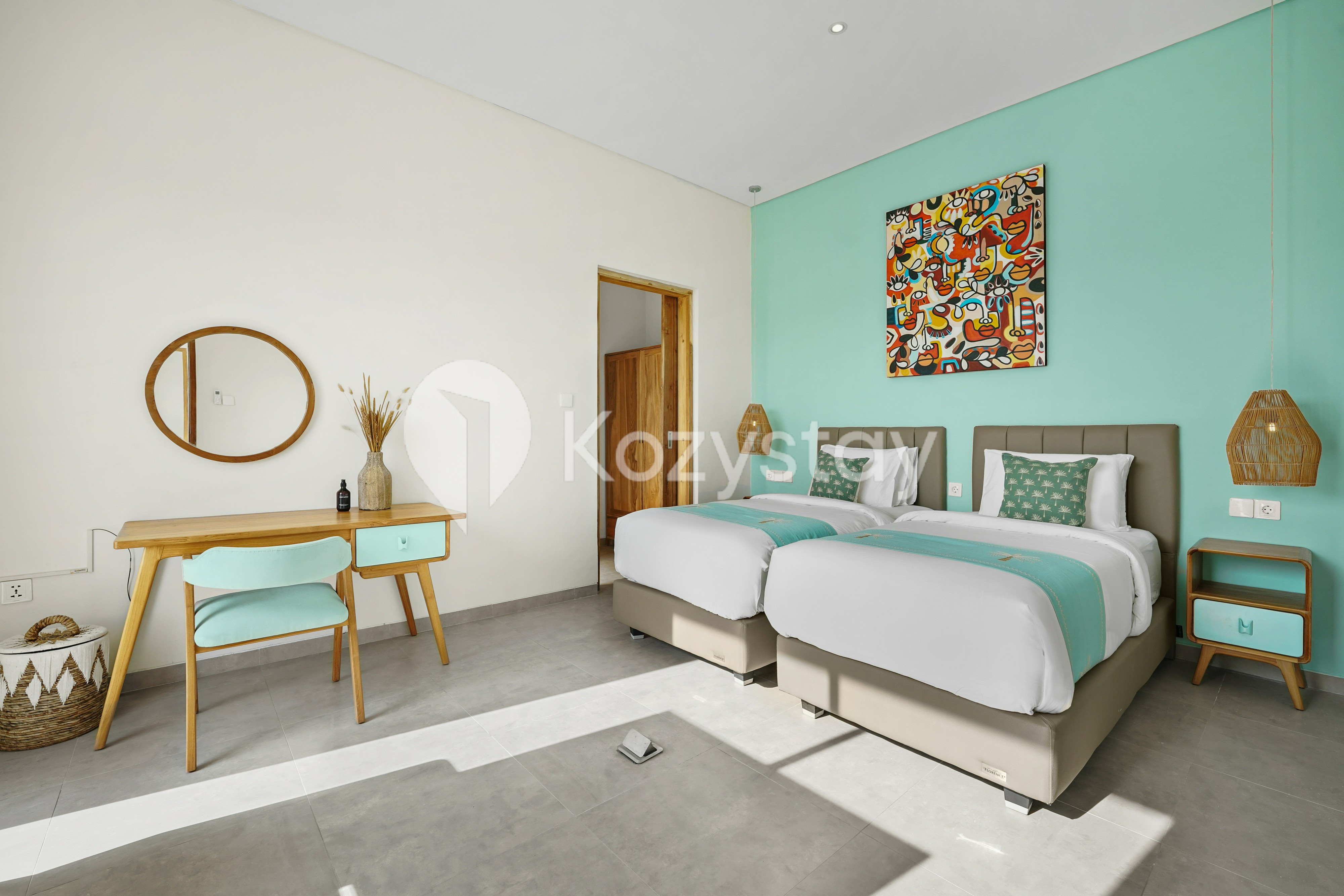 Bedroom 3, Arkapura Villa by Kozystay - Canggu, Badung