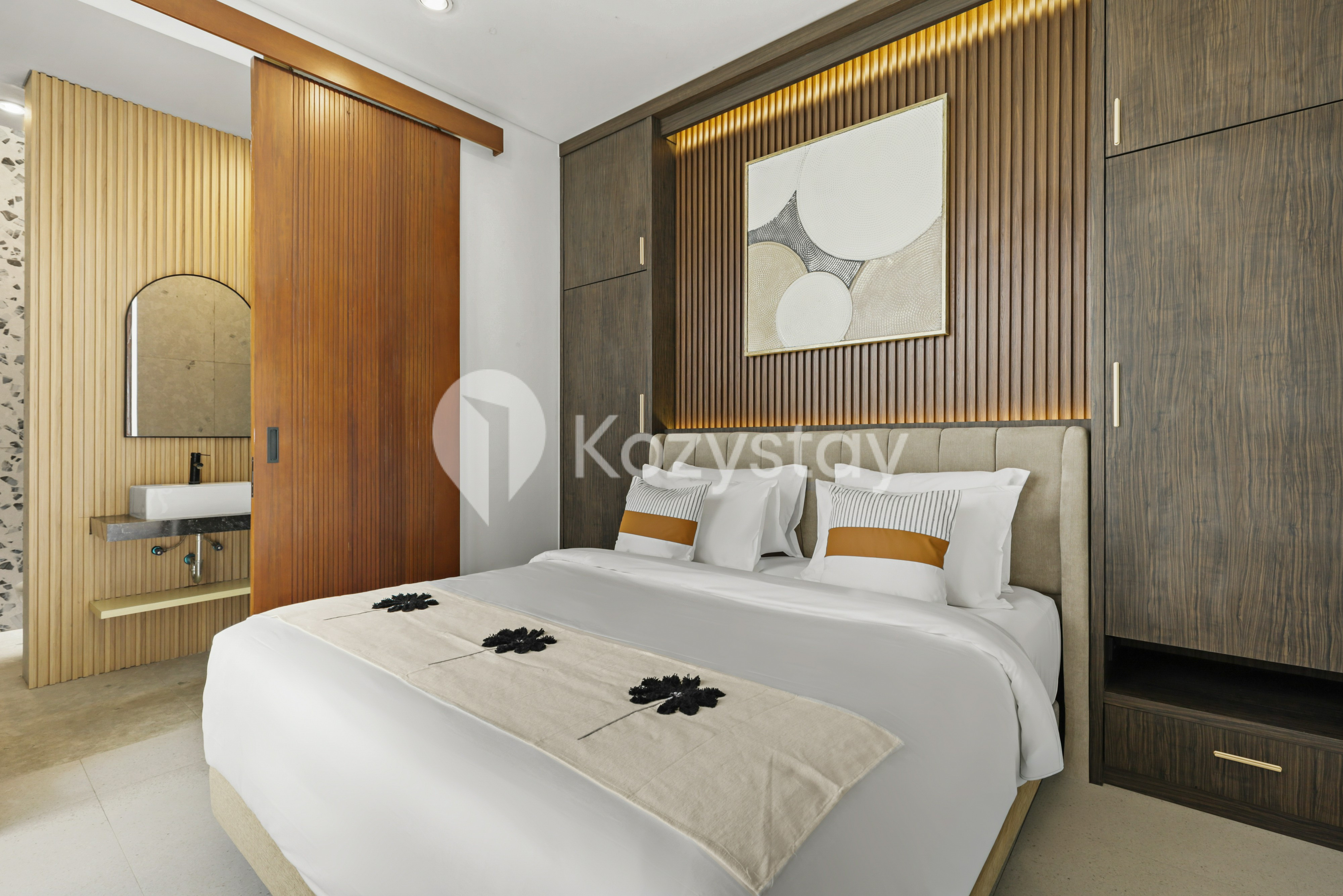 Bedroom 5, Allena Villa by Kozystay - Canggu, Badung