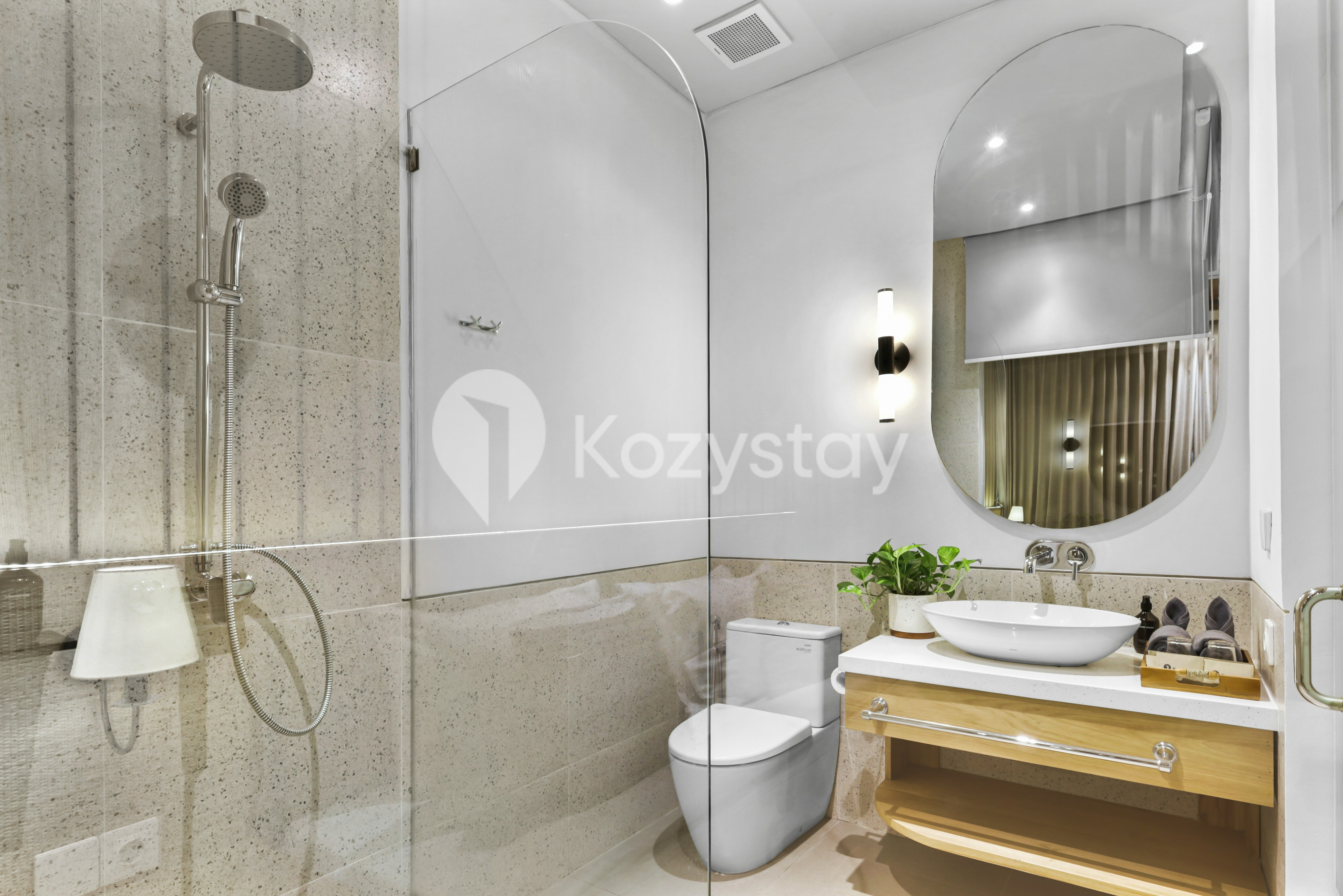 Bathroom 4, Cardano Villa by Kozystay - Canggu, Badung